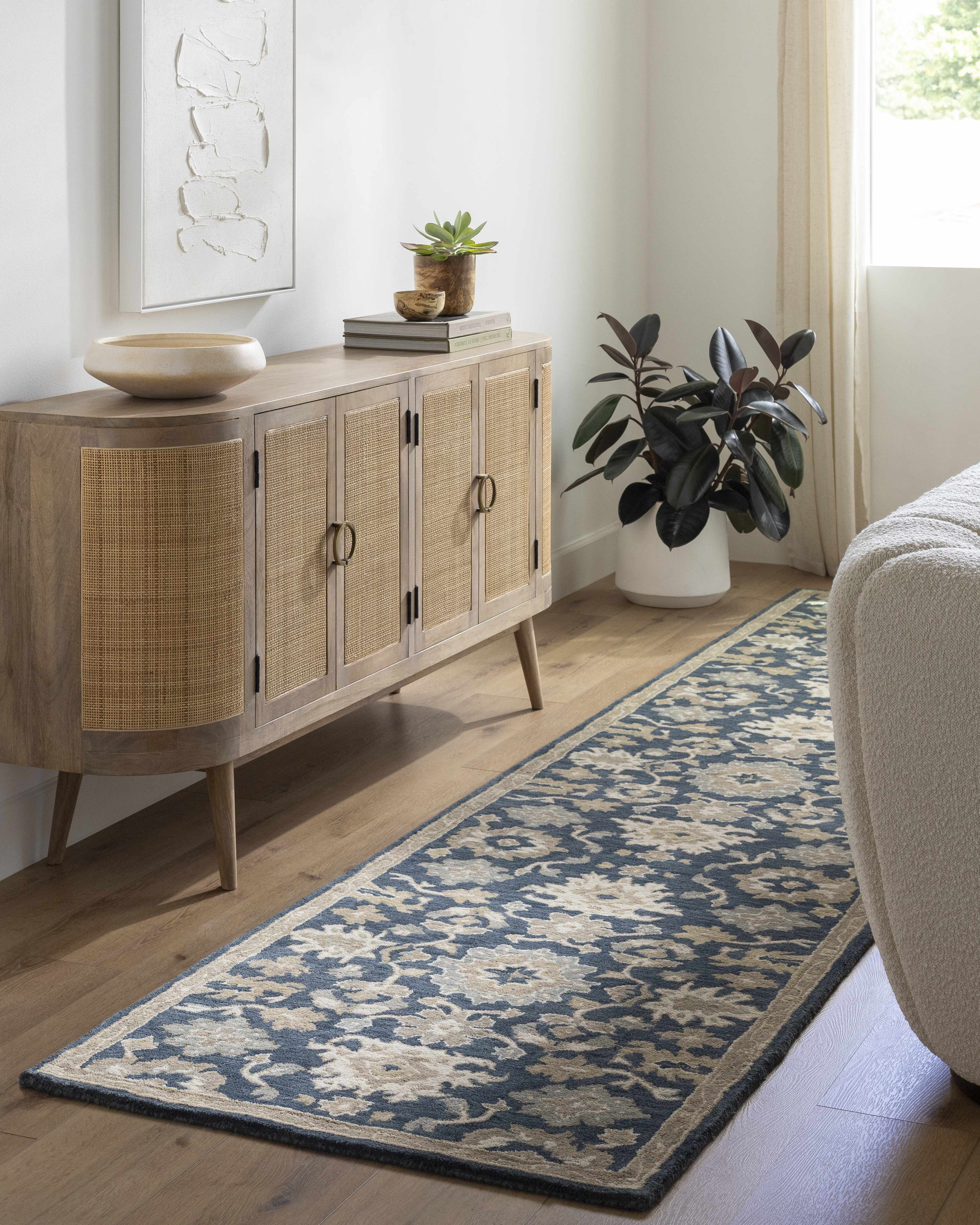 Caesar 1154 Navy Wool Rug - Image 16