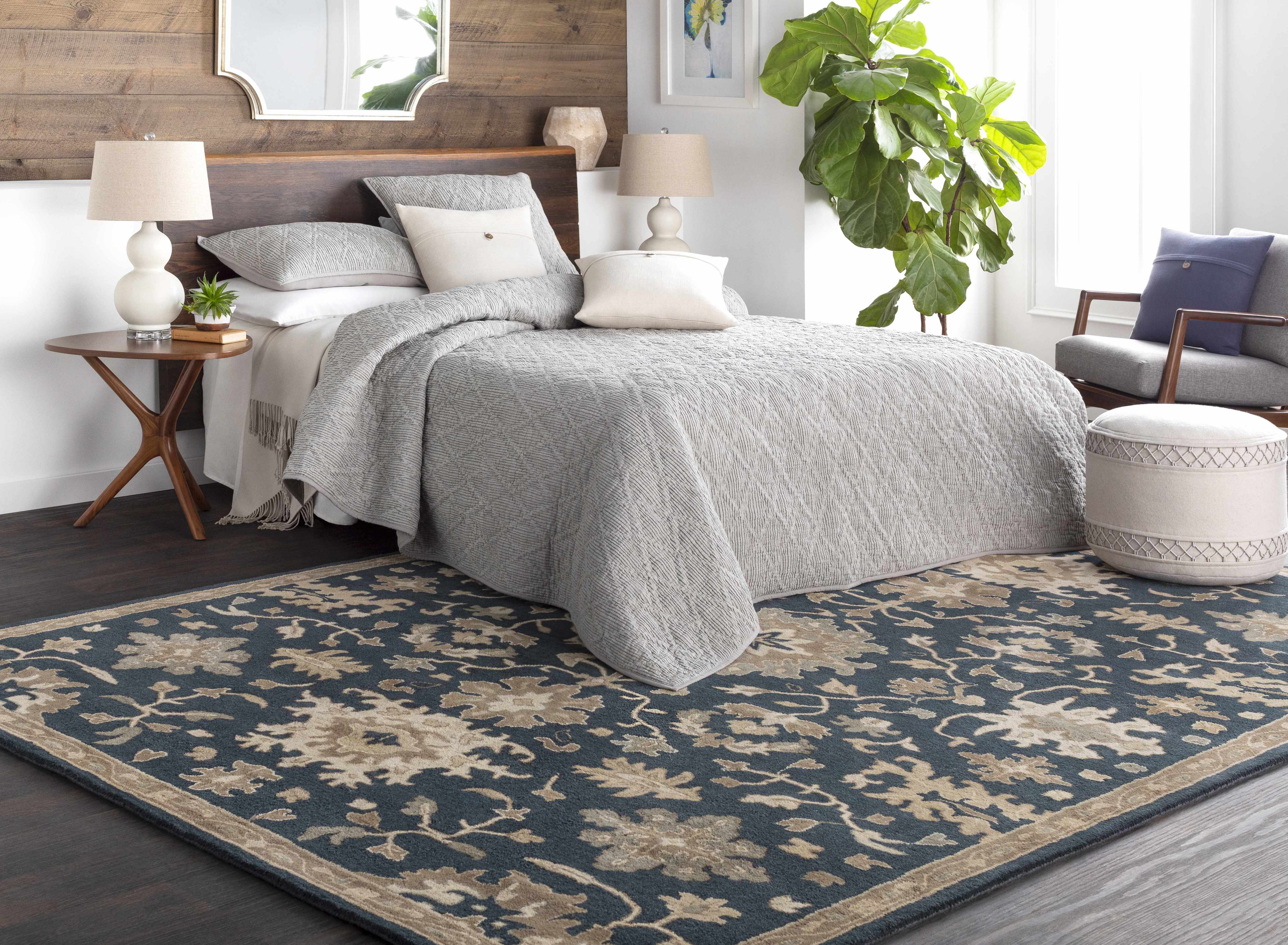 Caesar 1154 Navy Wool Rug - Image 2