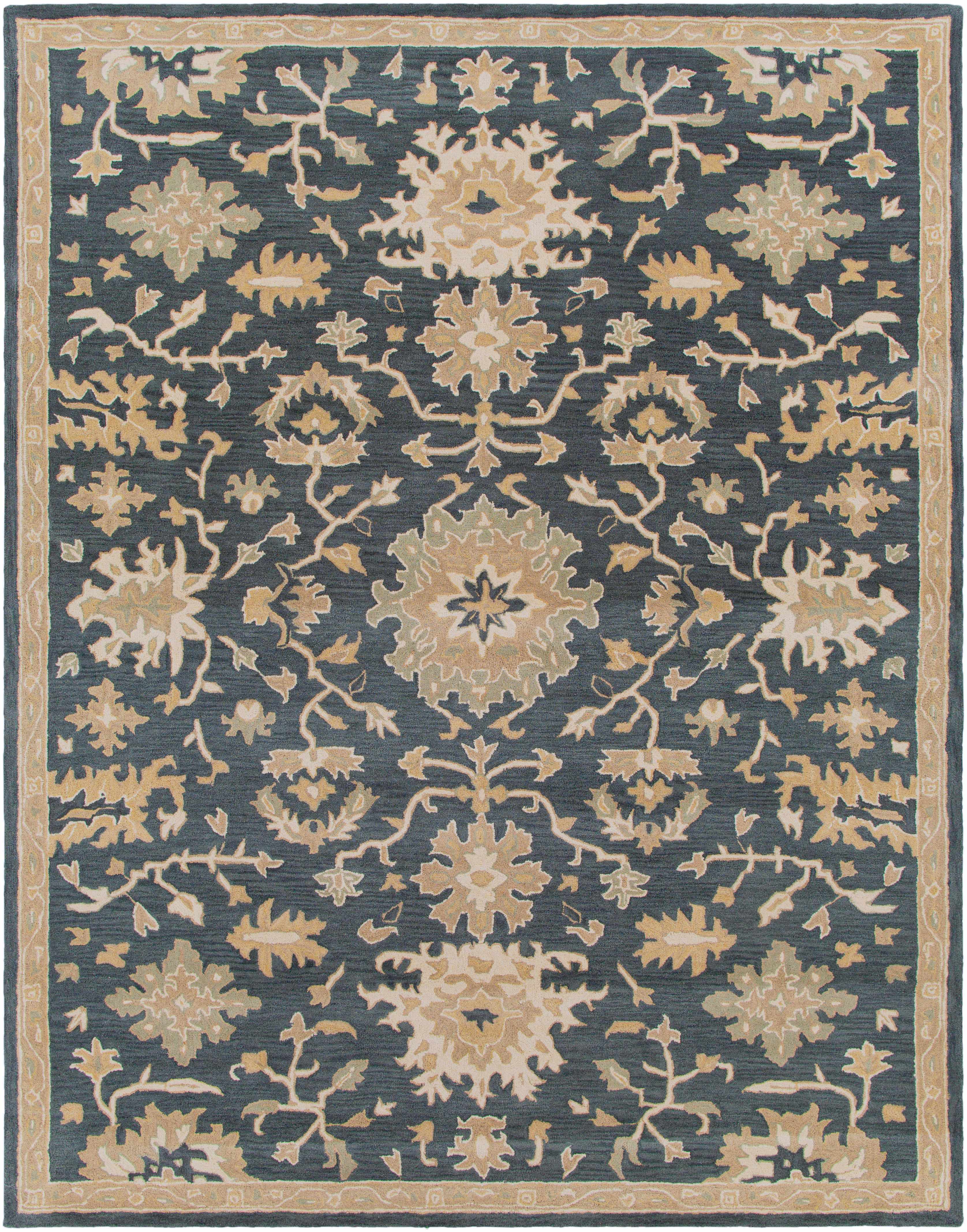 Caesar 1154 Navy Wool Rug - Image 22