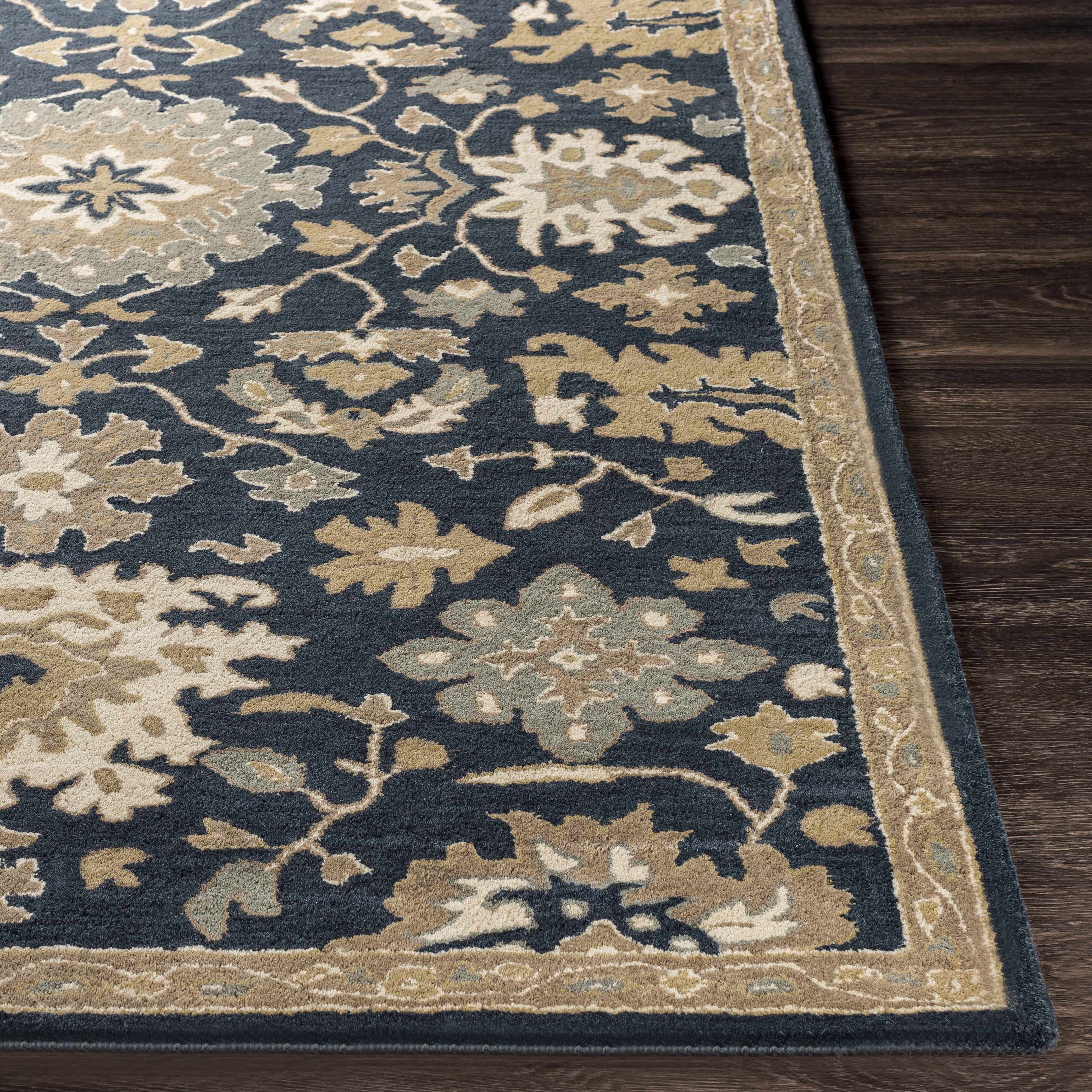 Caesar 1154 Navy Wool Rug - Image 5