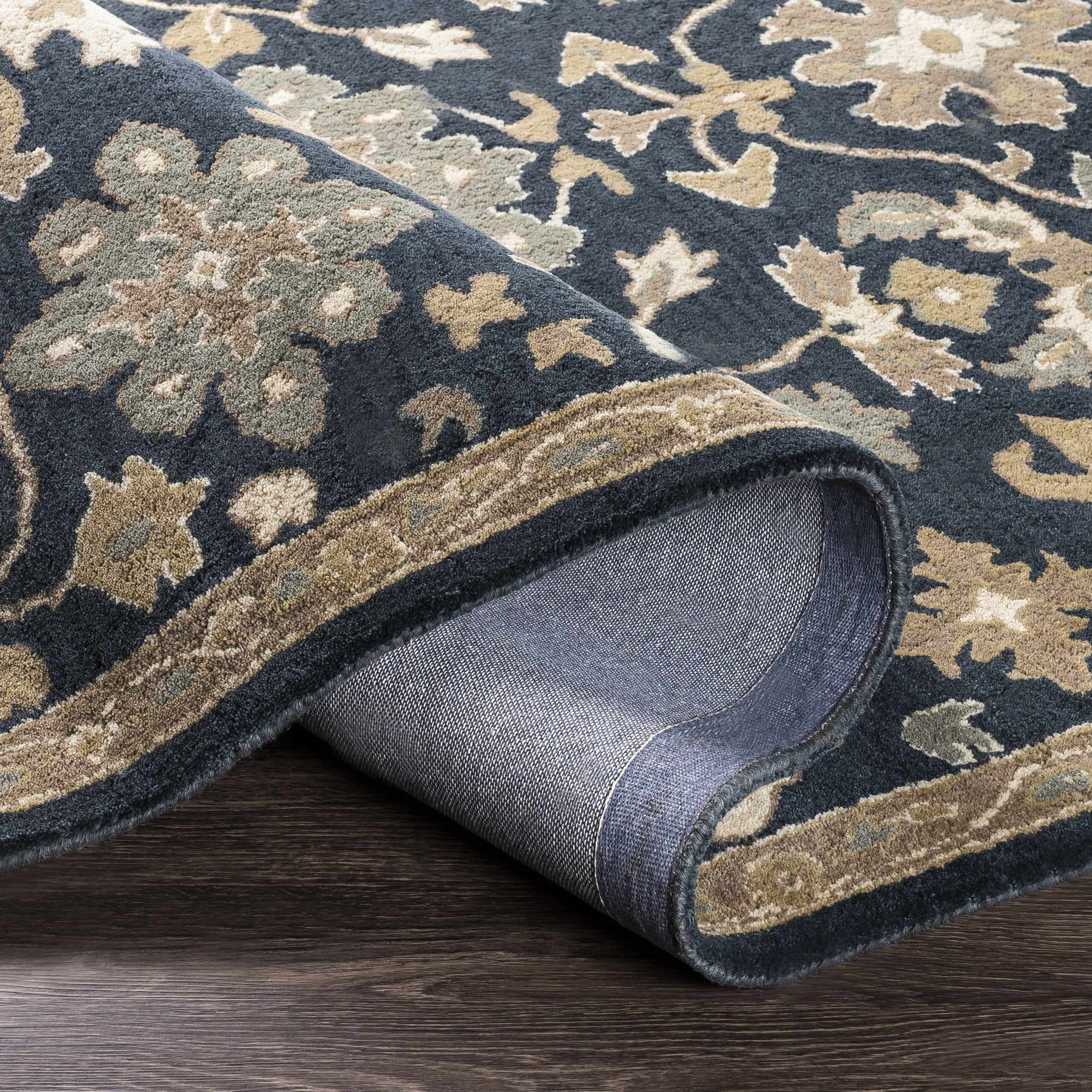 Caesar 1154 Navy Wool Rug - Image 6