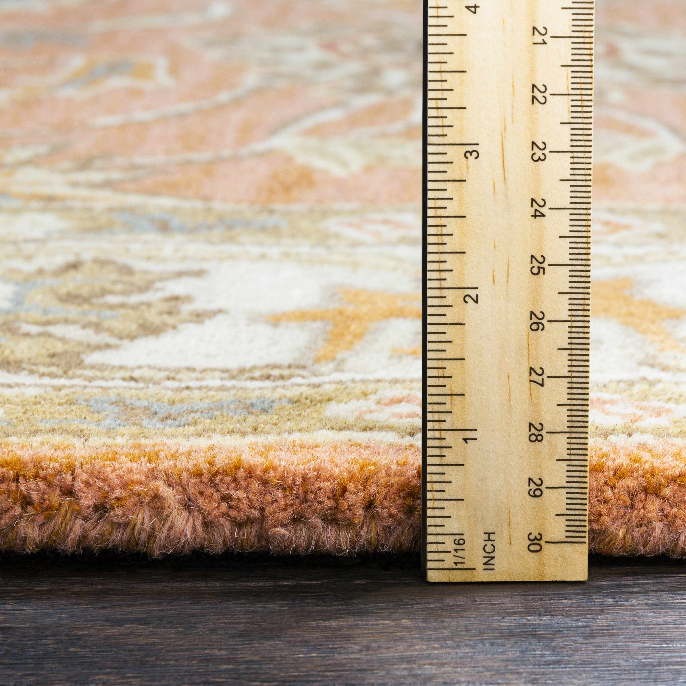 Caesar Hand Tufted Burnt Orange 1124 Wool Carpet - Image 11