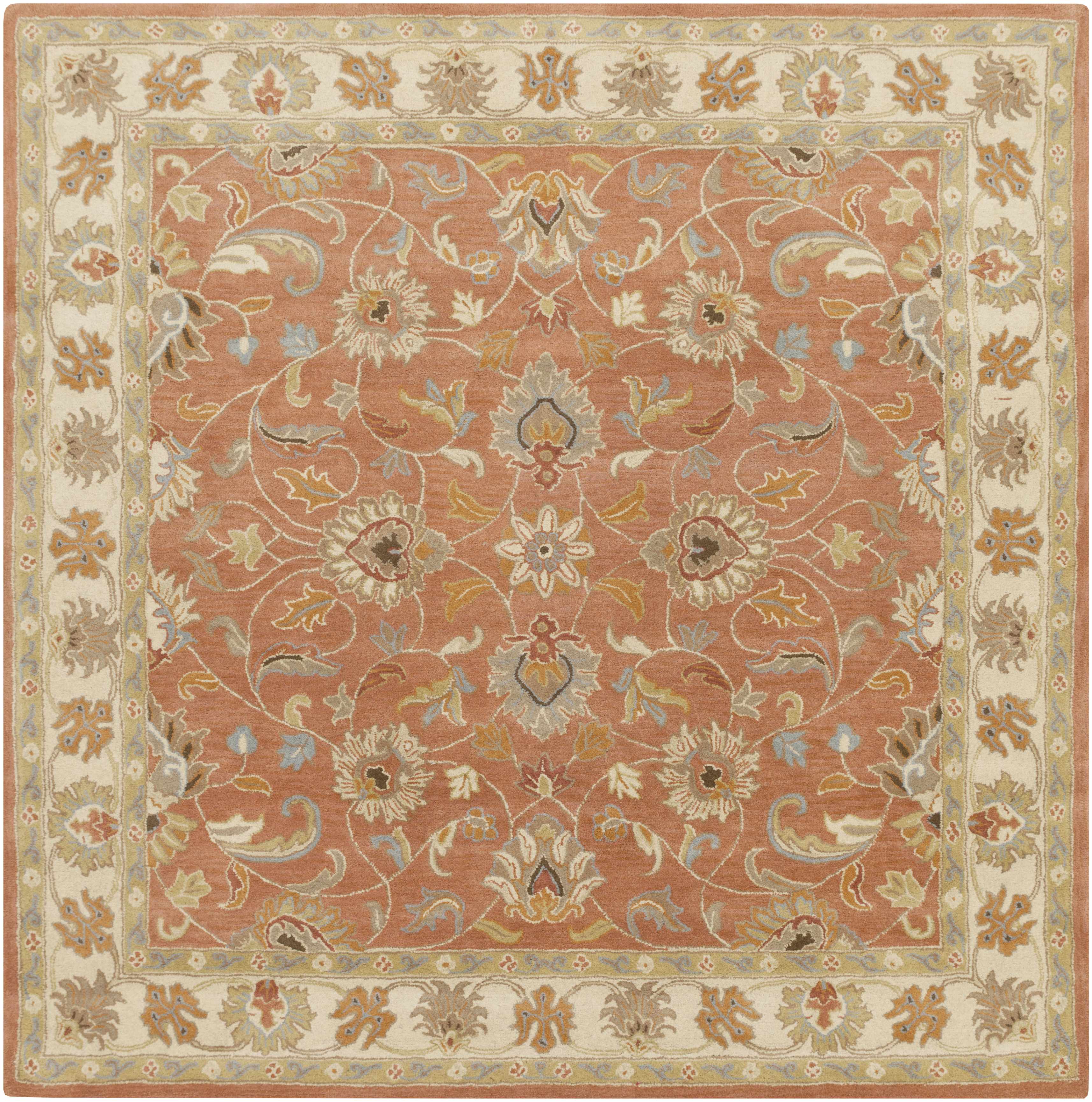 Caesar Hand Tufted Burnt Orange 1124 Wool Carpet - Image 13