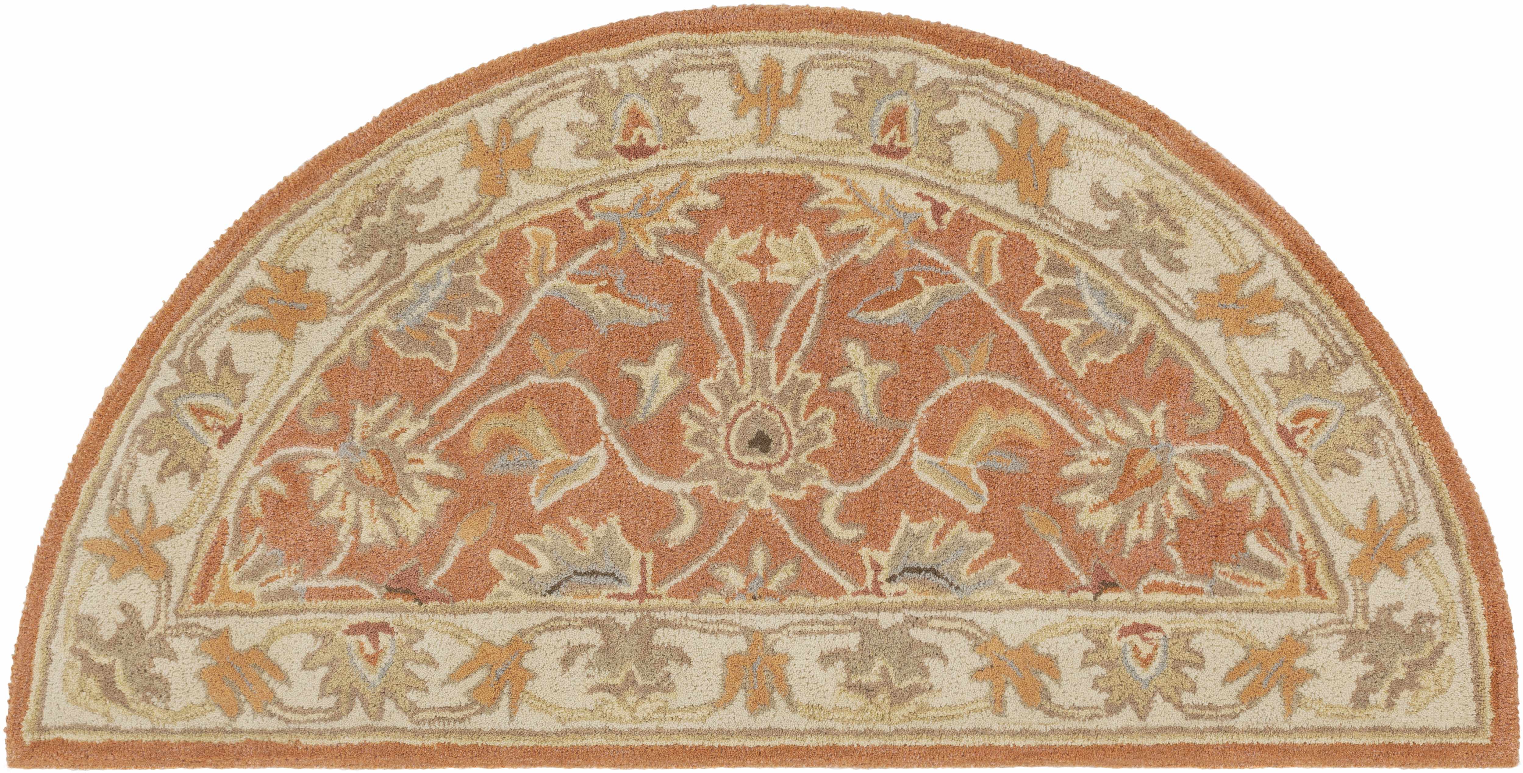 Caesar Hand Tufted Burnt Orange 1124 Wool Carpet - Image 15