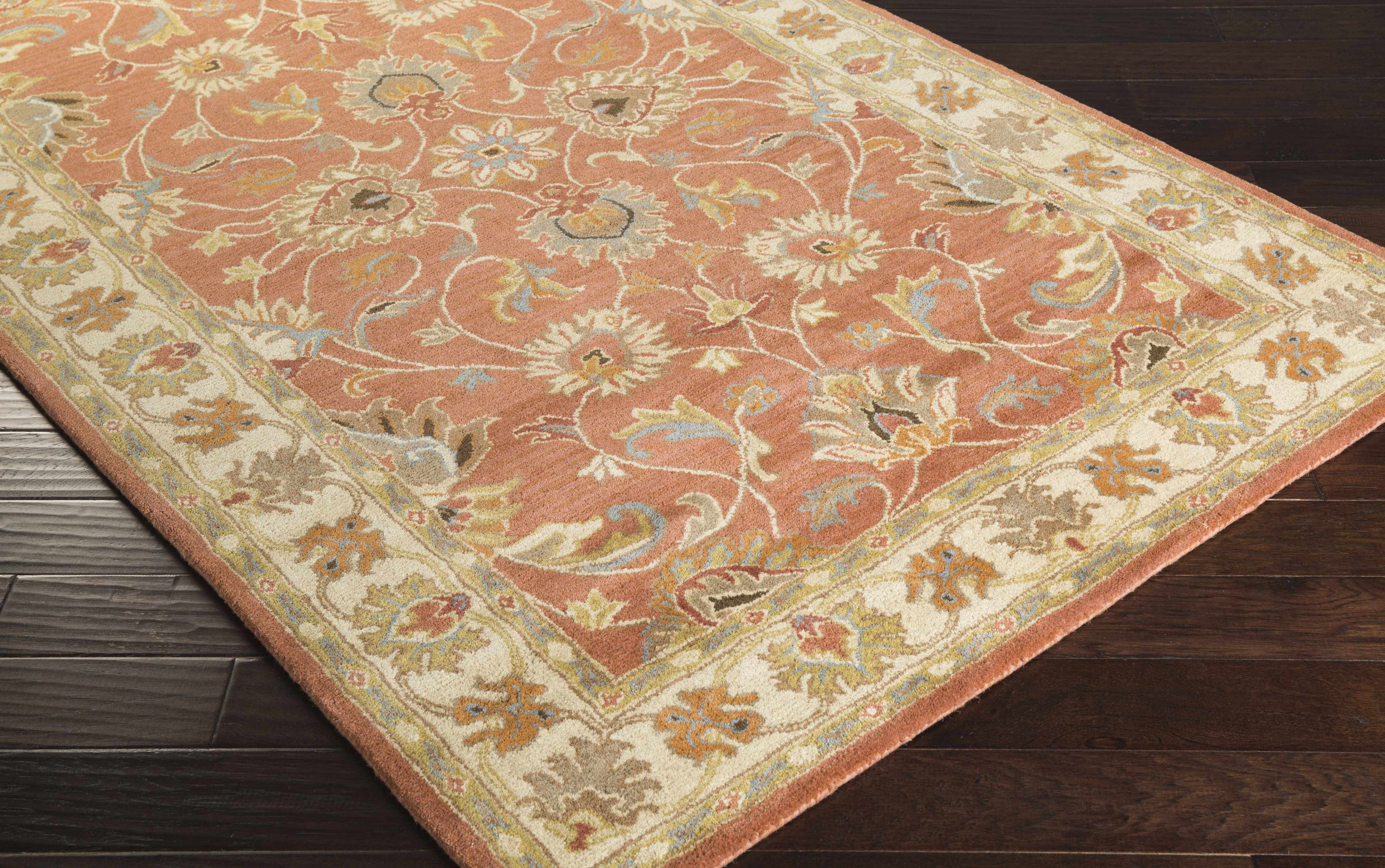 Caesar Hand Tufted Burnt Orange 1124 Wool Carpet - Image 16