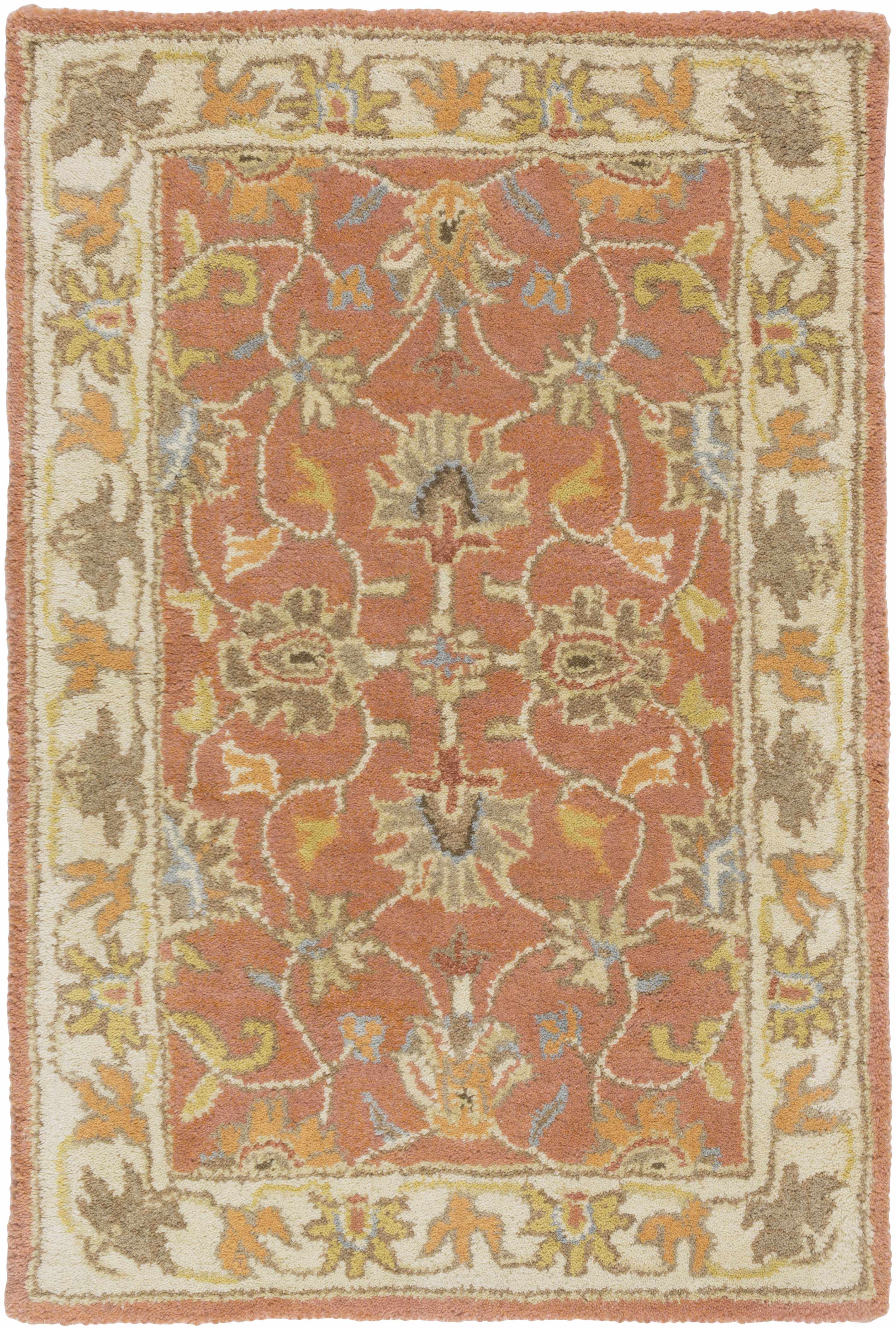 Caesar Hand Tufted Burnt Orange 1124 Wool Carpet - Image 17