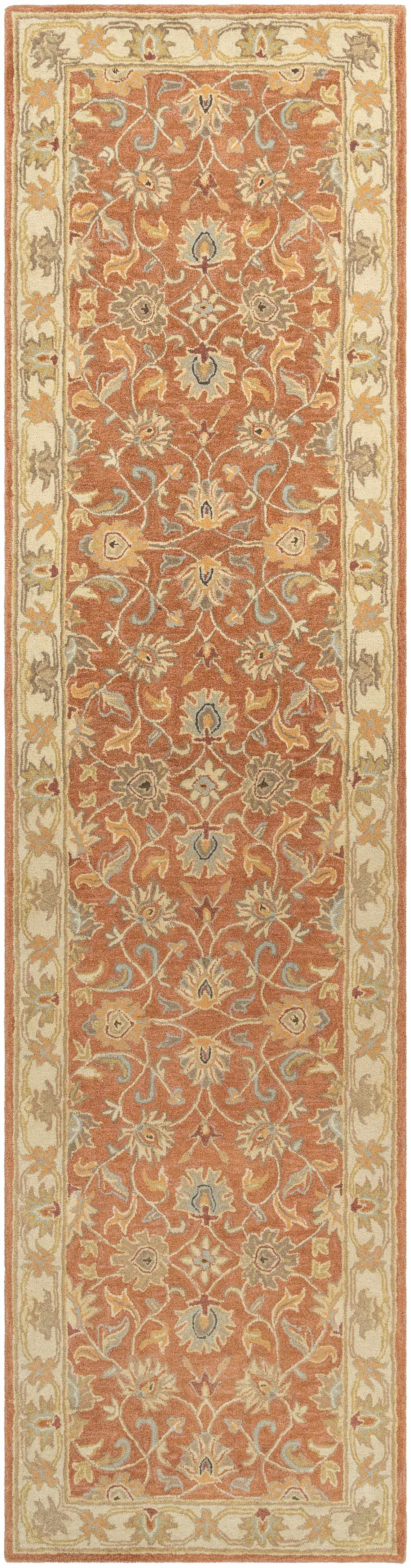 Caesar Hand Tufted Burnt Orange 1124 Wool Carpet - Image 19