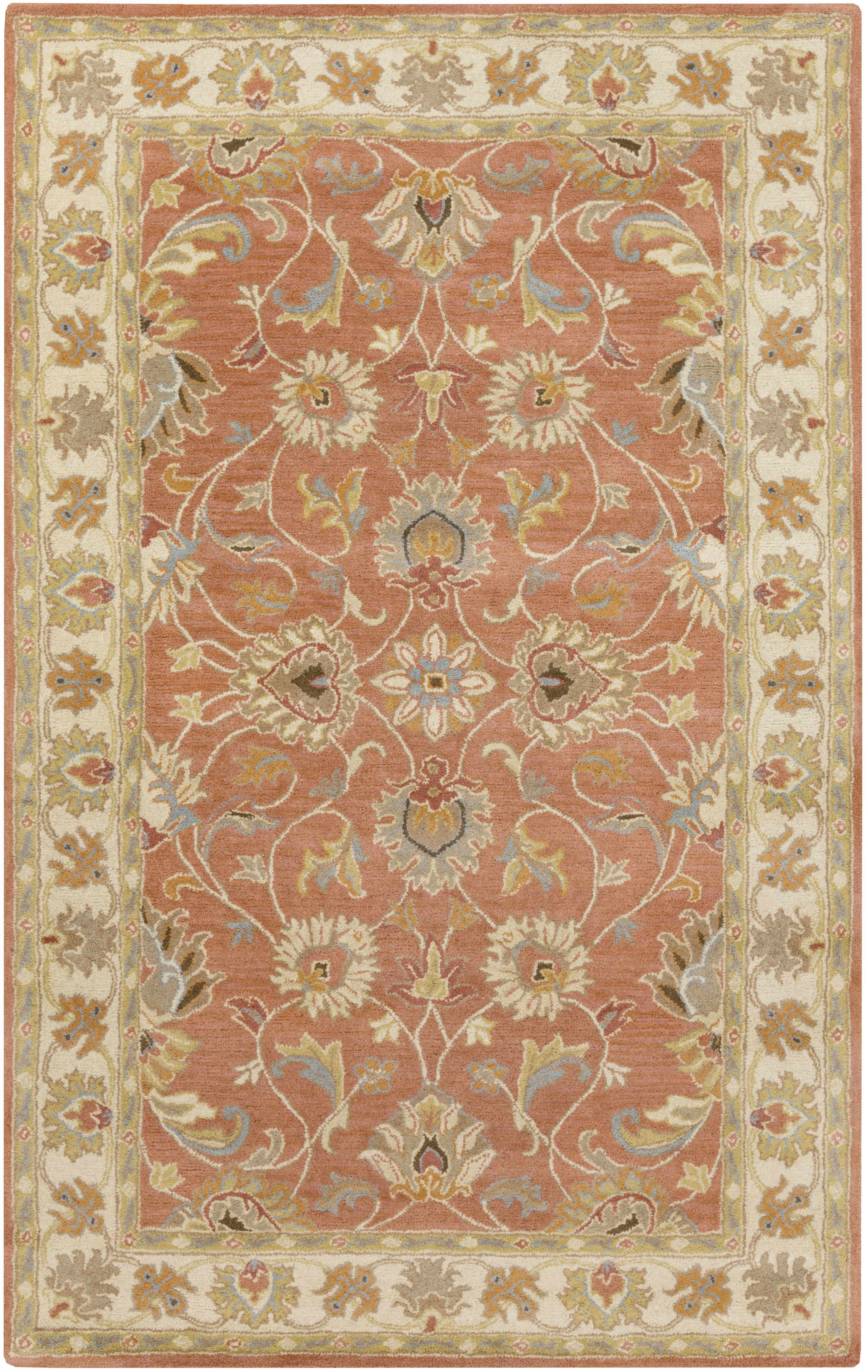 Caesar Hand Tufted Burnt Orange 1124 Wool Carpet - Image 22