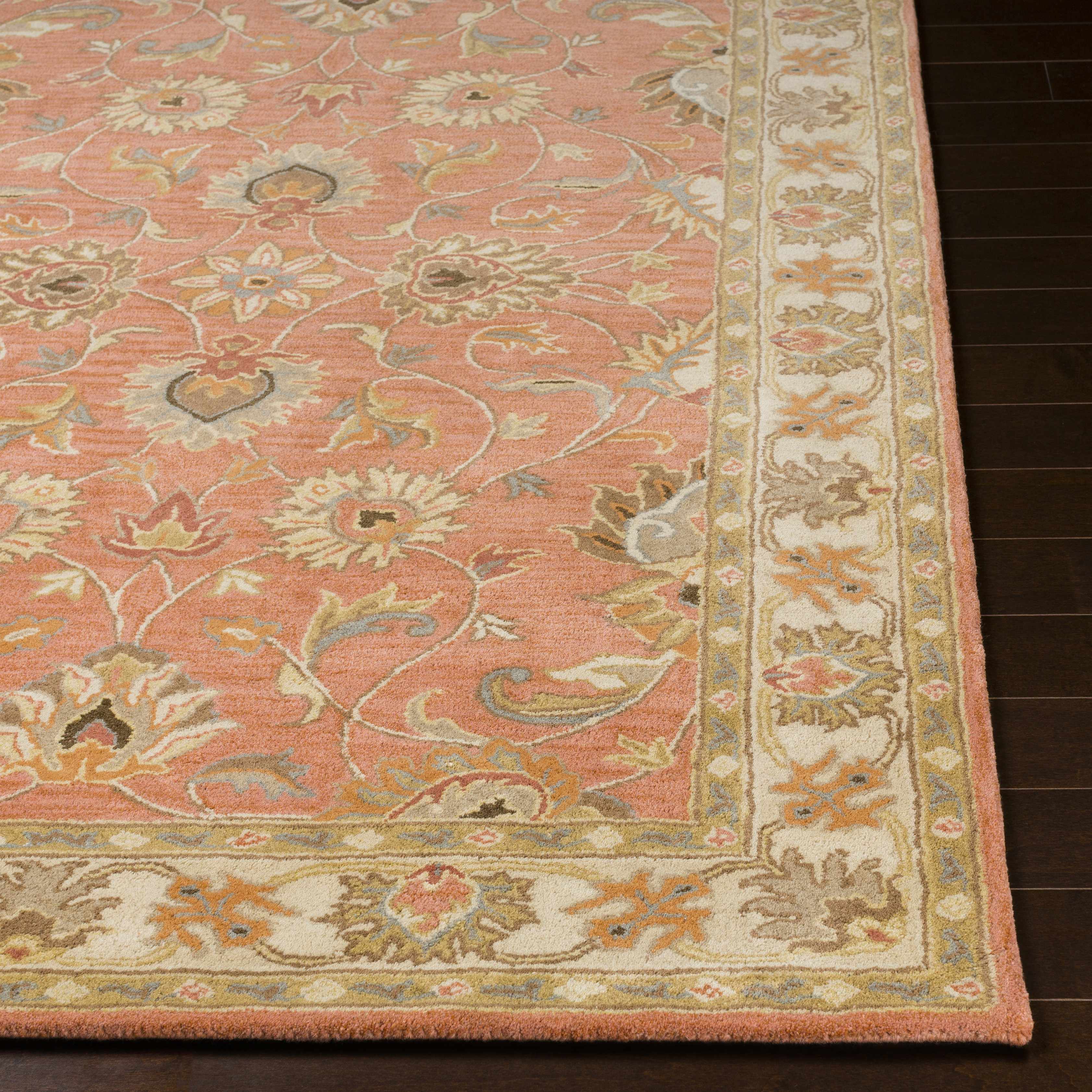 Caesar Hand Tufted Burnt Orange 1124 Wool Carpet - Image 5
