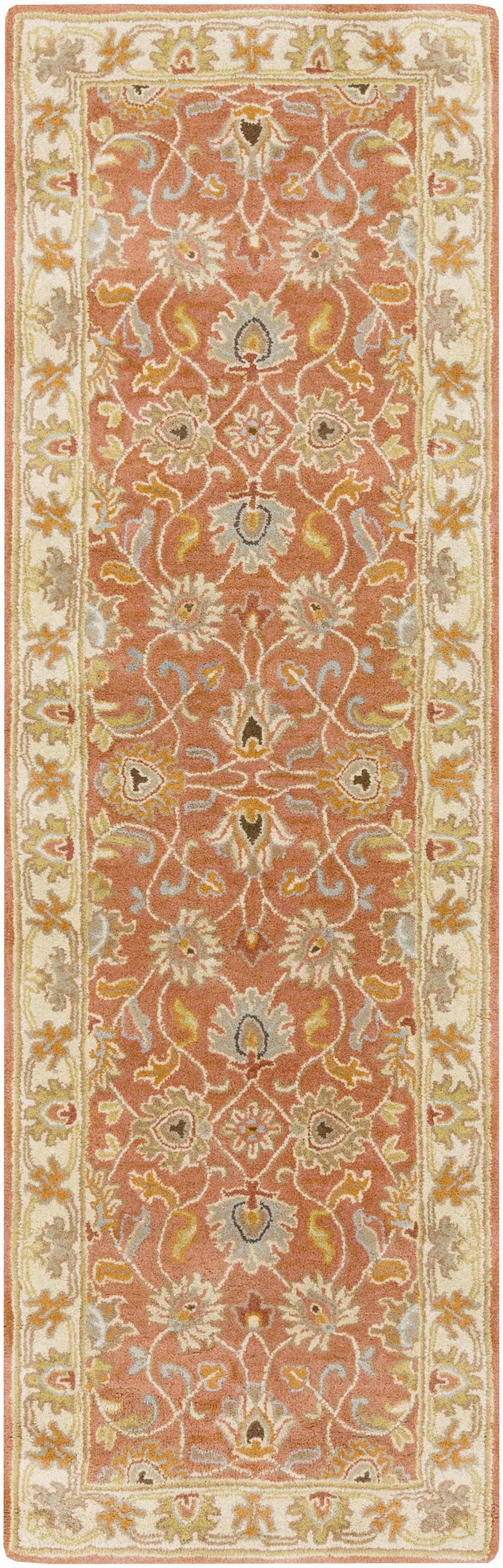 Caesar Hand Tufted Burnt Orange 1124 Wool Carpet - Image 9