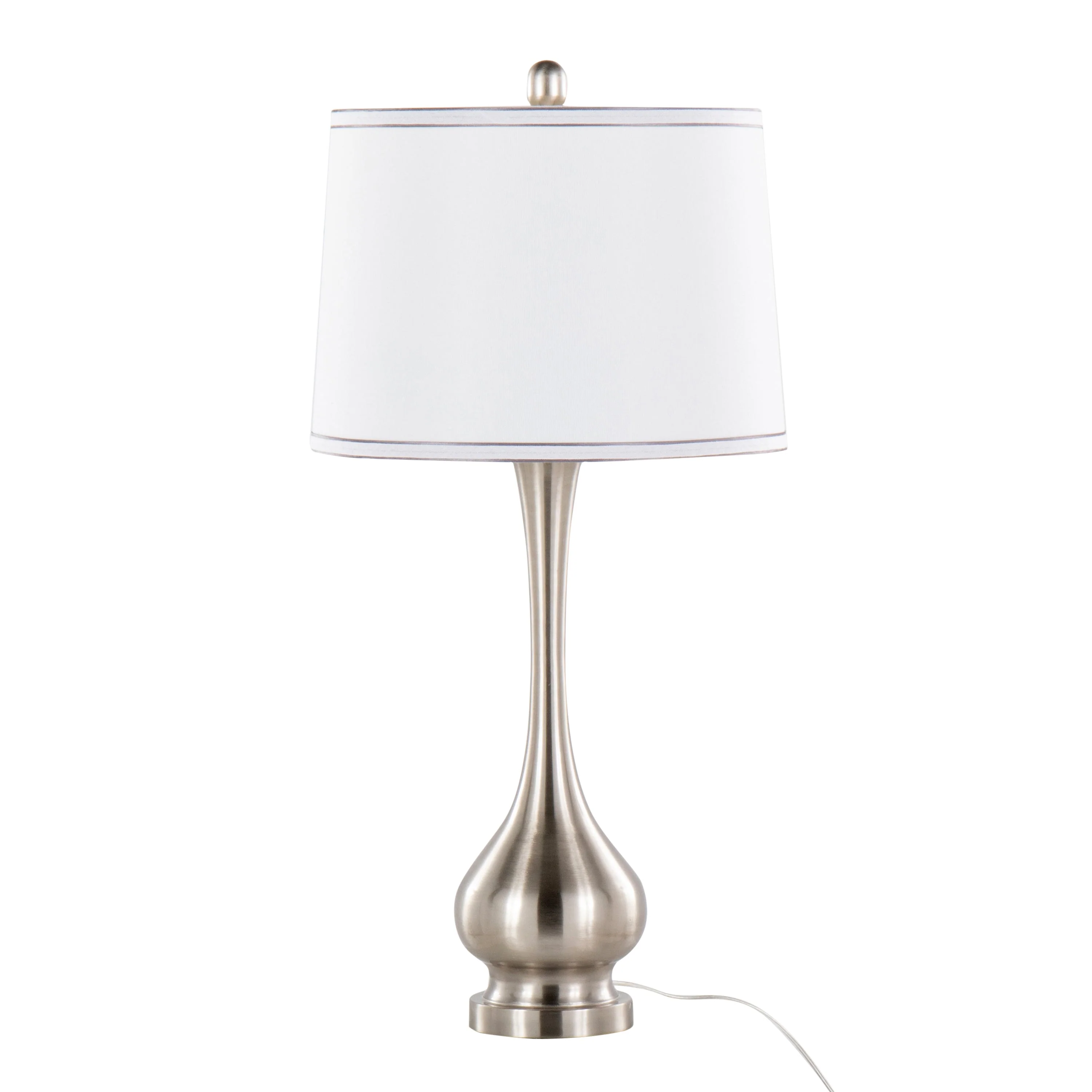Cairo 28.75" Contemporary Metal Table Lamp Set of 2 - Image 2