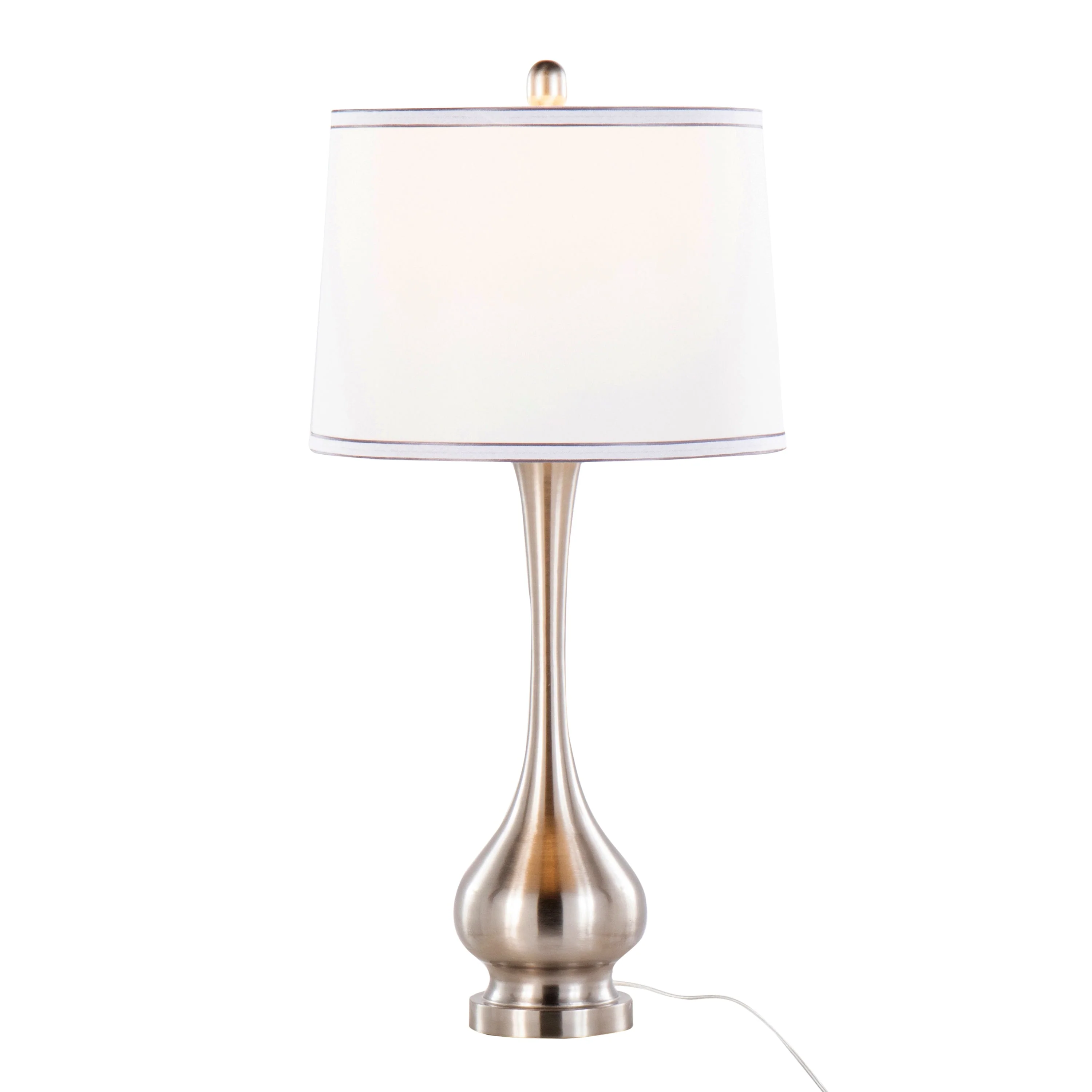 Cairo 28.75" Contemporary Metal Table Lamp Set of 2 - Image 3