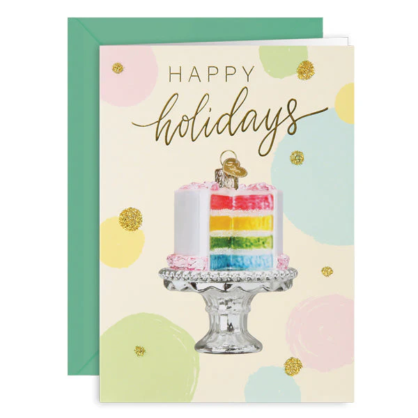 Cake Christmas Card