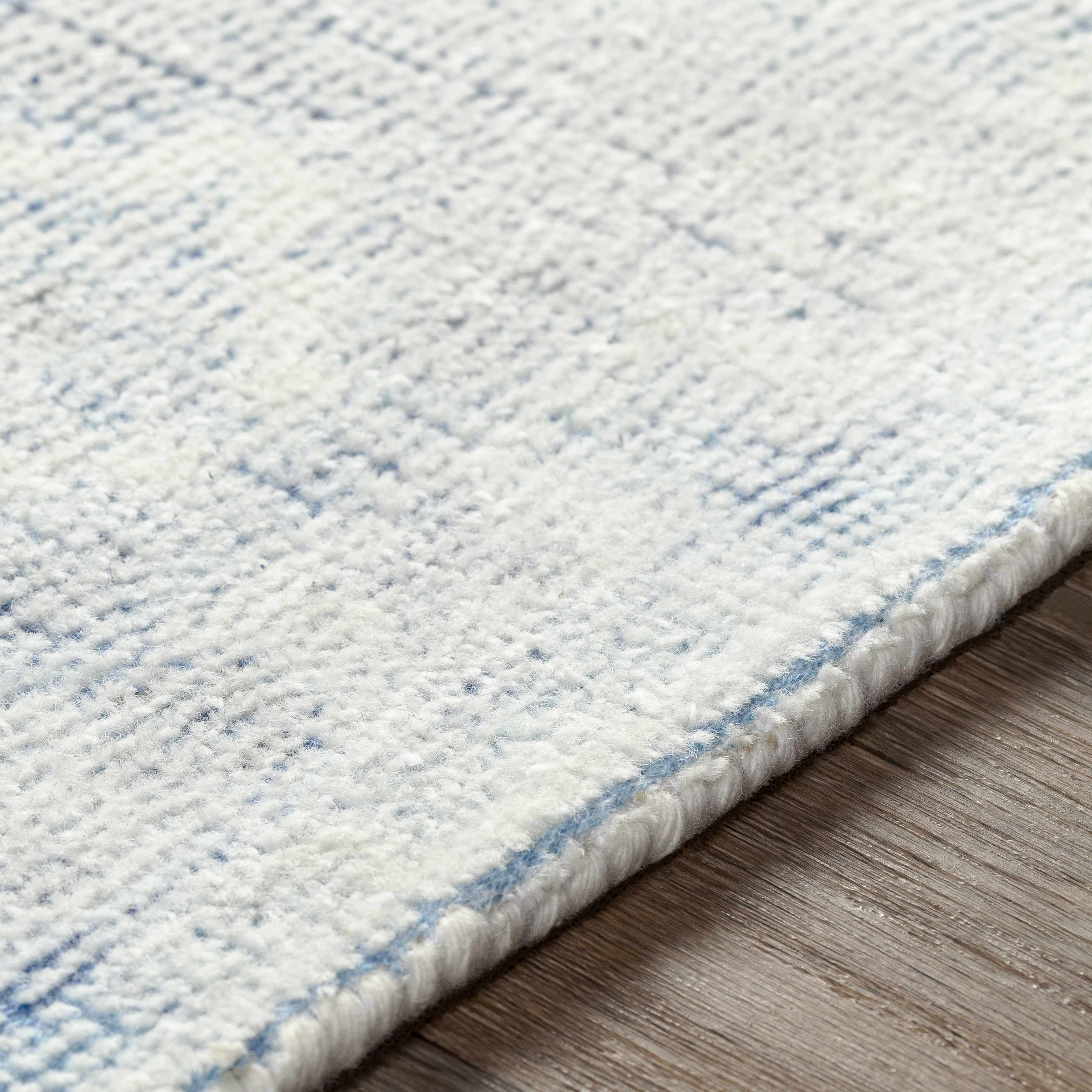 Calderbank Sky Blue Wool-Blend Area Rug - Image 5