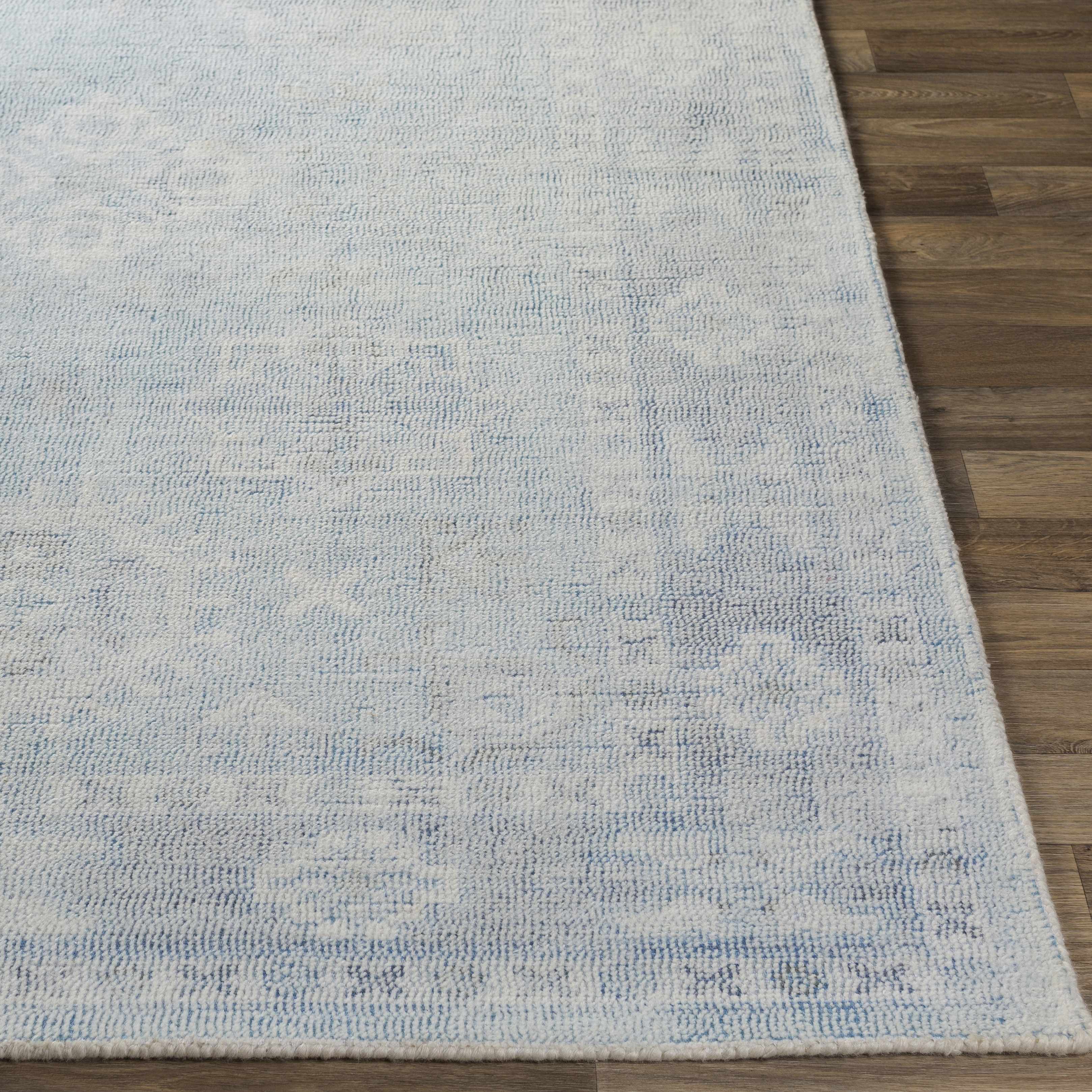 Calderbank Sky Blue Wool-Blend Area Rug - Image 8