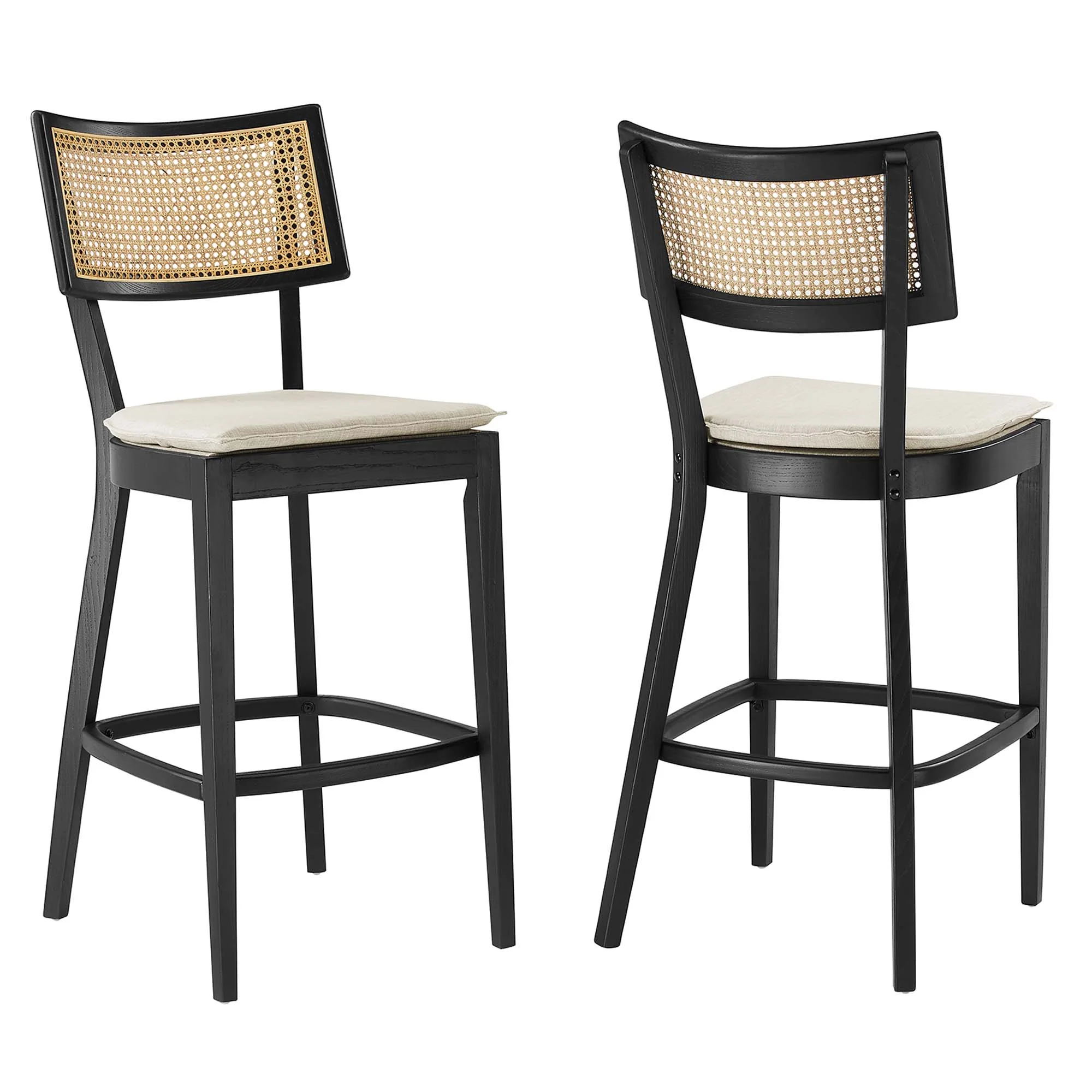 Caledonia Wood Bar Stools Set of 2 by Modway - Image 14