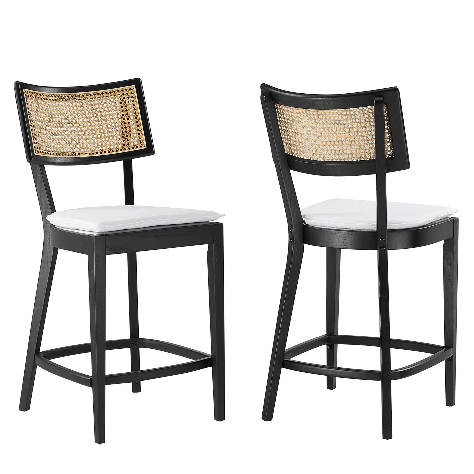 Caledonia Wood Counter Stools Set of 2 by Modway - Image 14