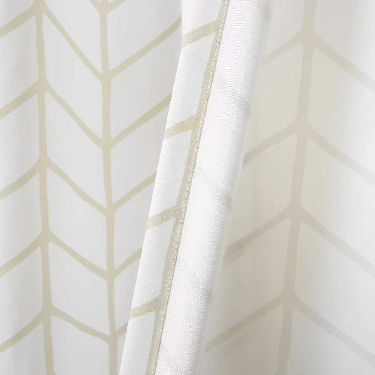 Calia Chevron Geo Window Curtain Panels Set - Image 10