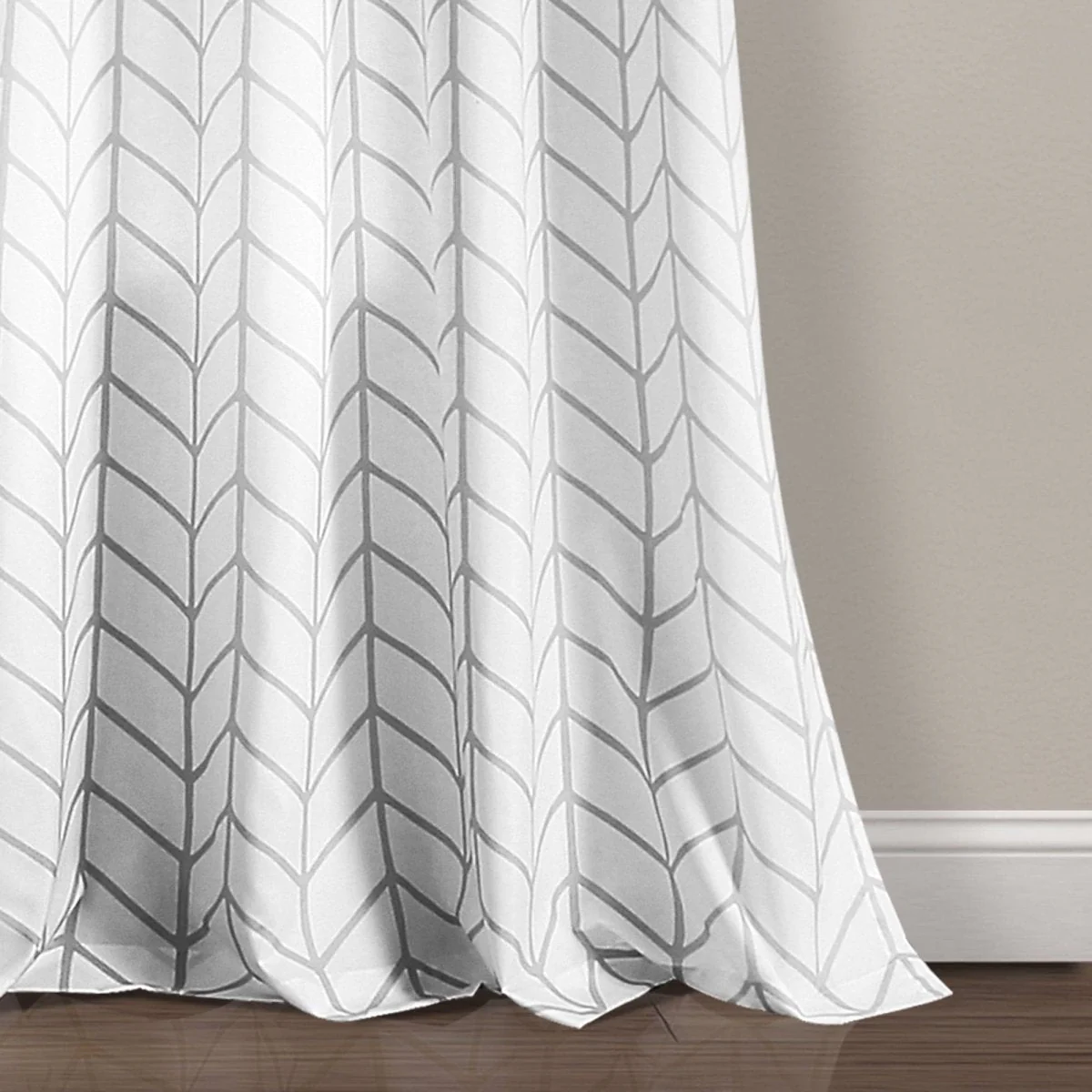 Calia Chevron Geo Window Curtain Panels Set - Image 14