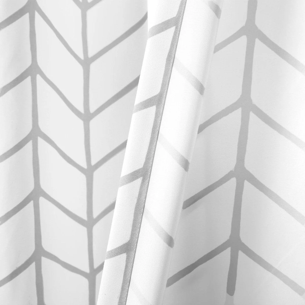 Calia Chevron Geo Window Curtain Panels Set - Image 15