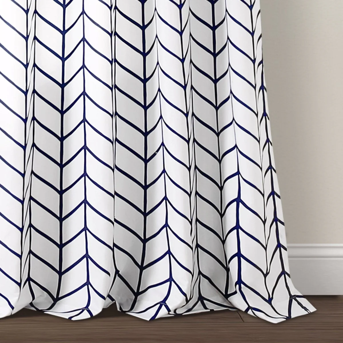Calia Chevron Geo Window Curtain Panels Set - Image 5