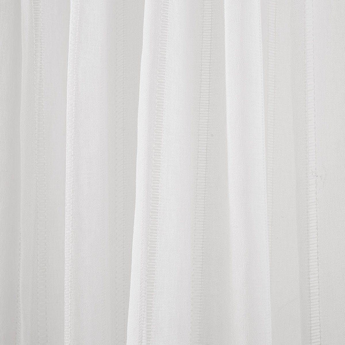 Calia Textured Stripe Sheer Window Curtain Panels - Image 13