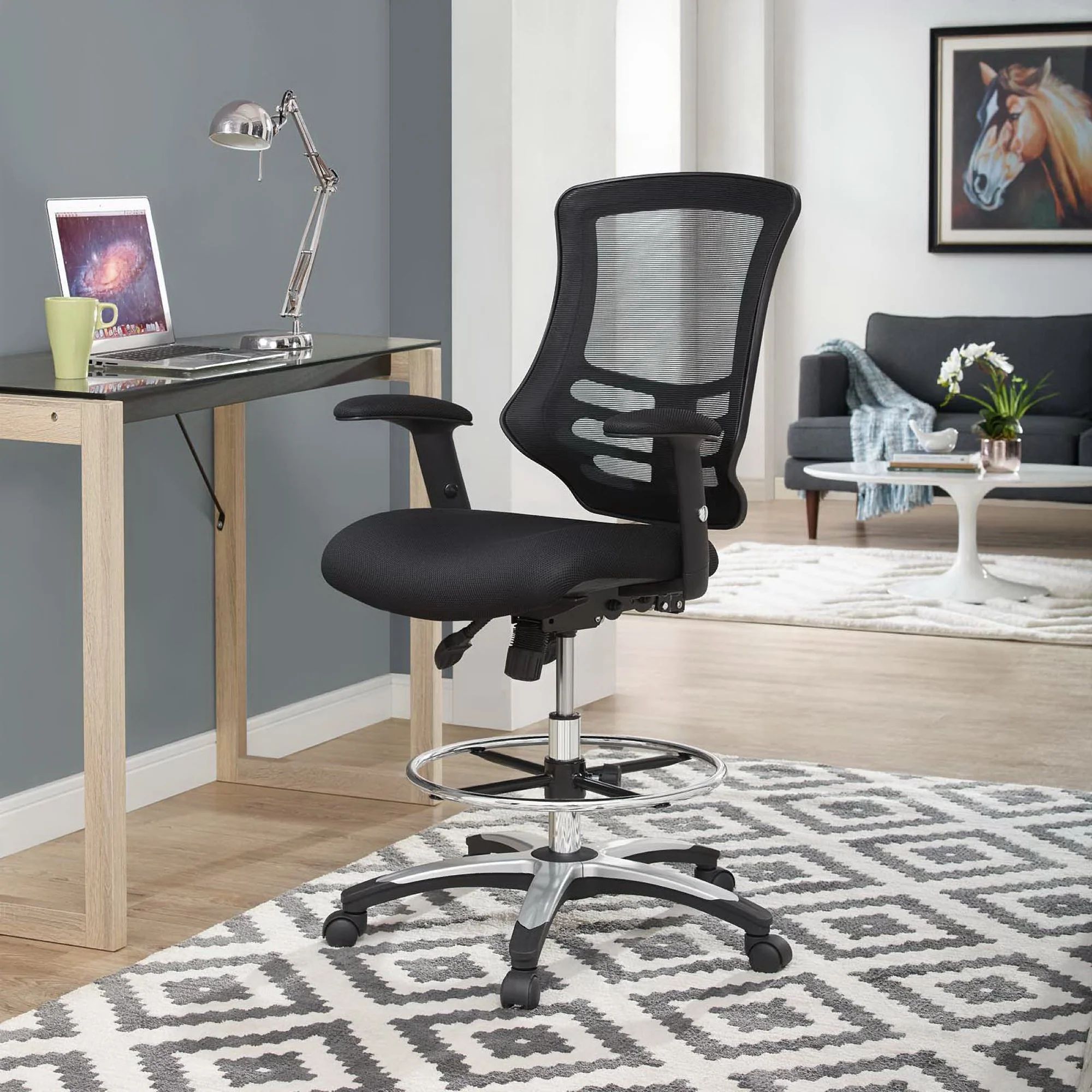 Calibrate Mesh Drafting Chair by Modway - Image 7