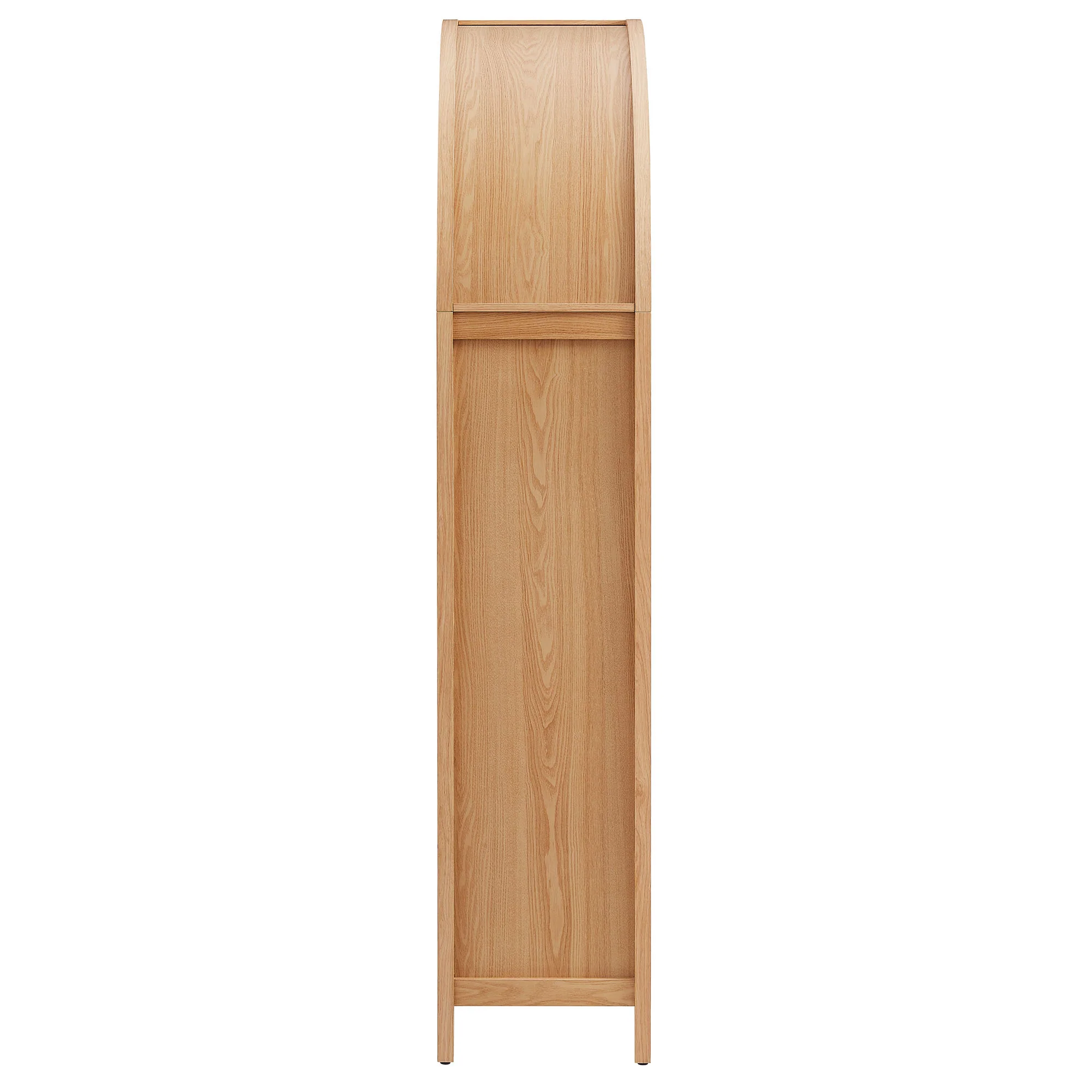 Calista 79" Tall Wide Rattan Arched Storage Cabinet by Modway - Image 11
