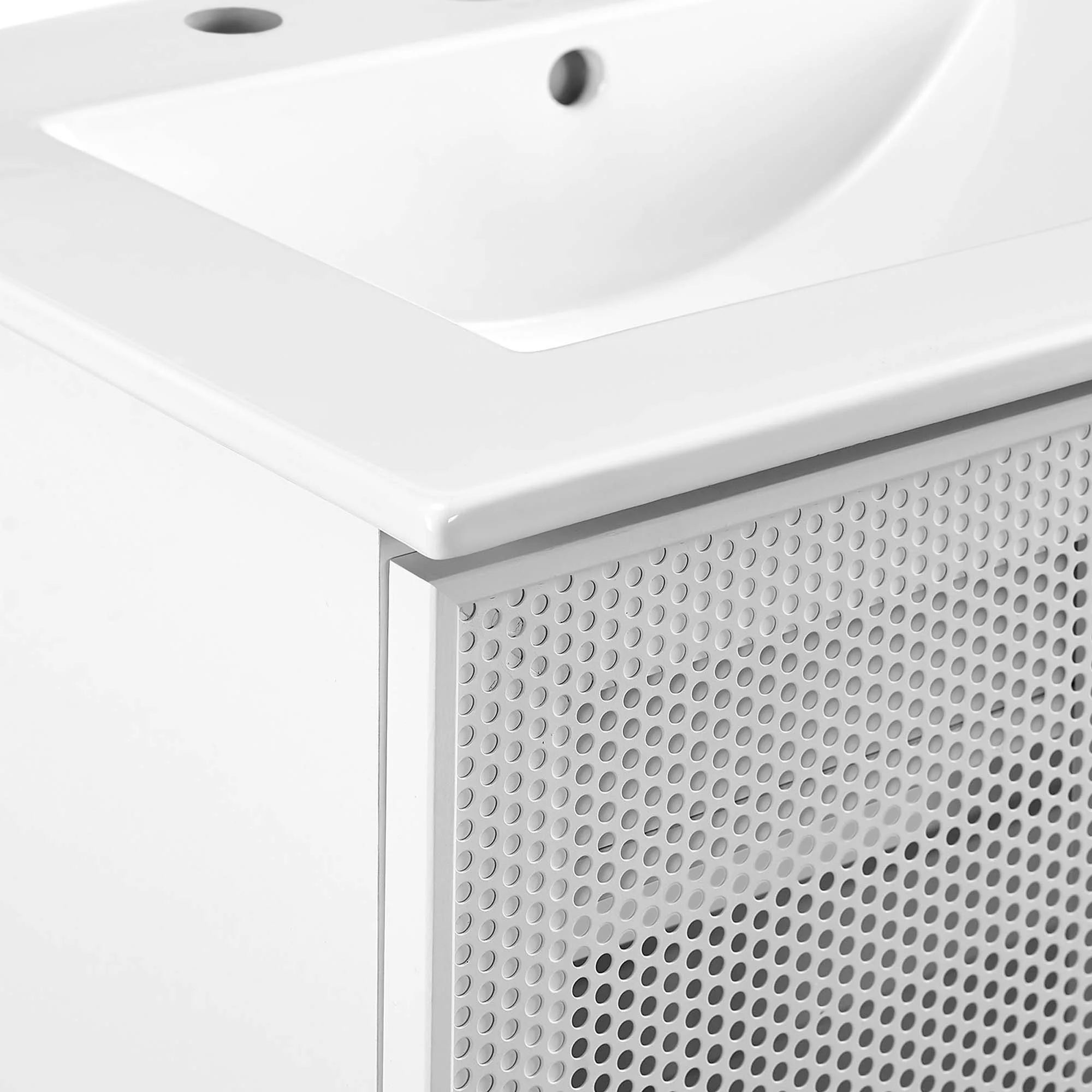 Calla 24" Perforated Metal Bathroom Vanity by Modway - Image 7