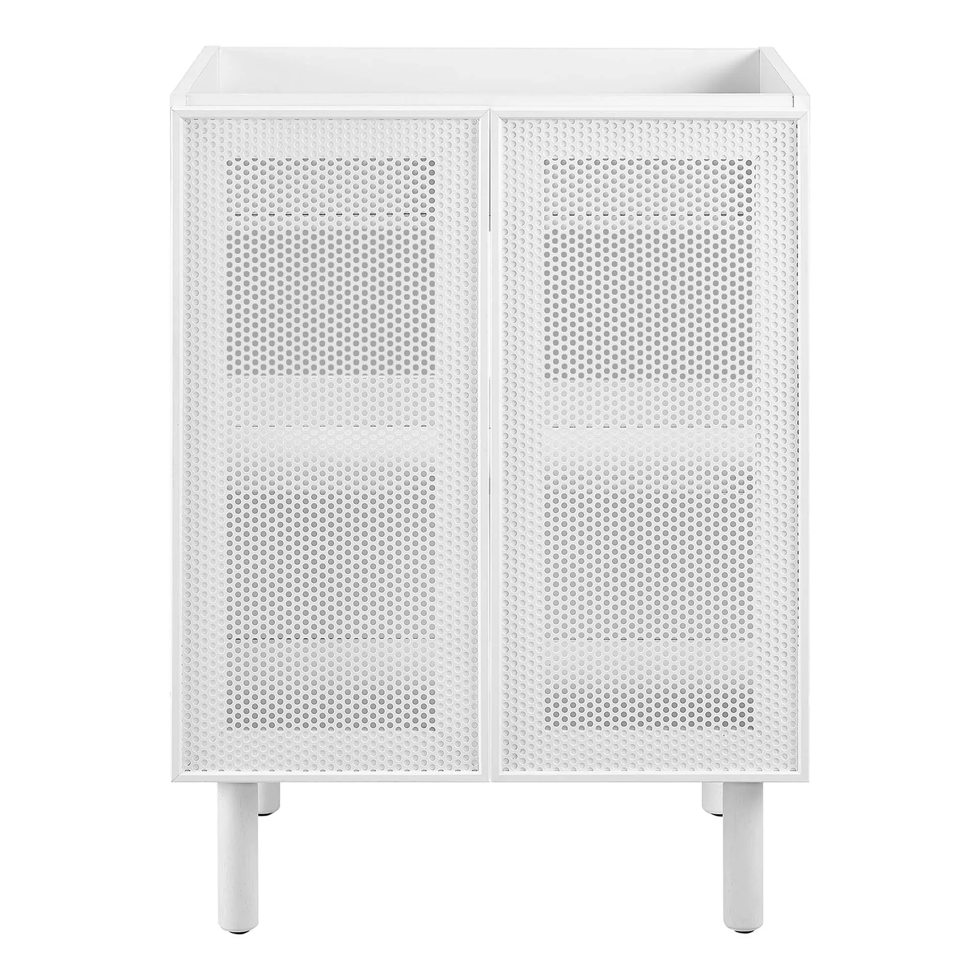 Calla 24" Perforated Metal Bathroom Vanity Cabinet - Image 6
