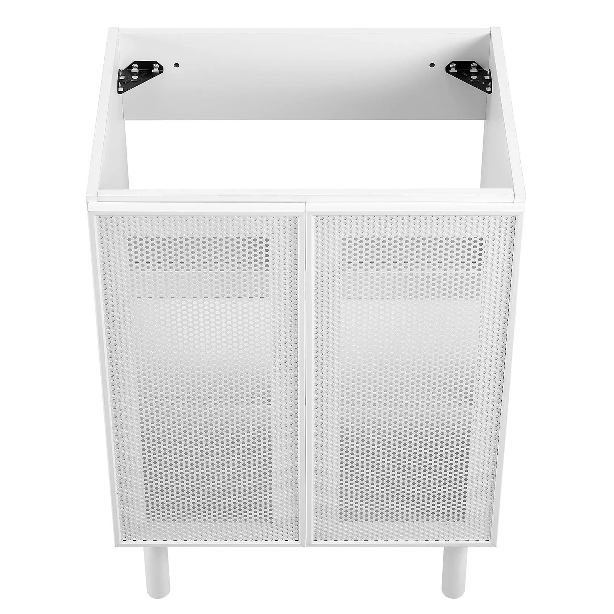 Calla 24" Perforated Metal Bathroom Vanity Cabinet - Image 7