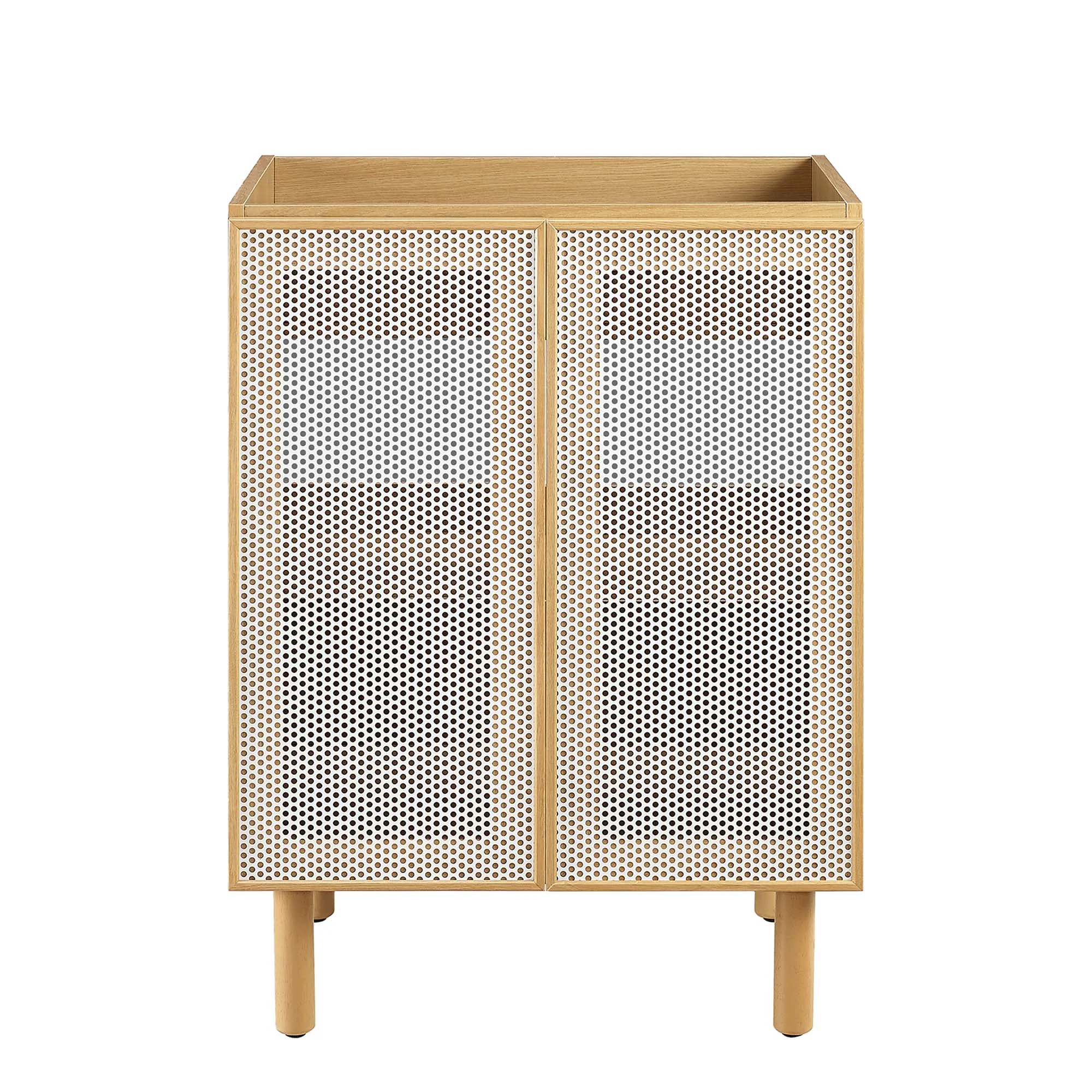 Calla 24" Perforated Metal Bathroom Vanity Cabinet - Image 9