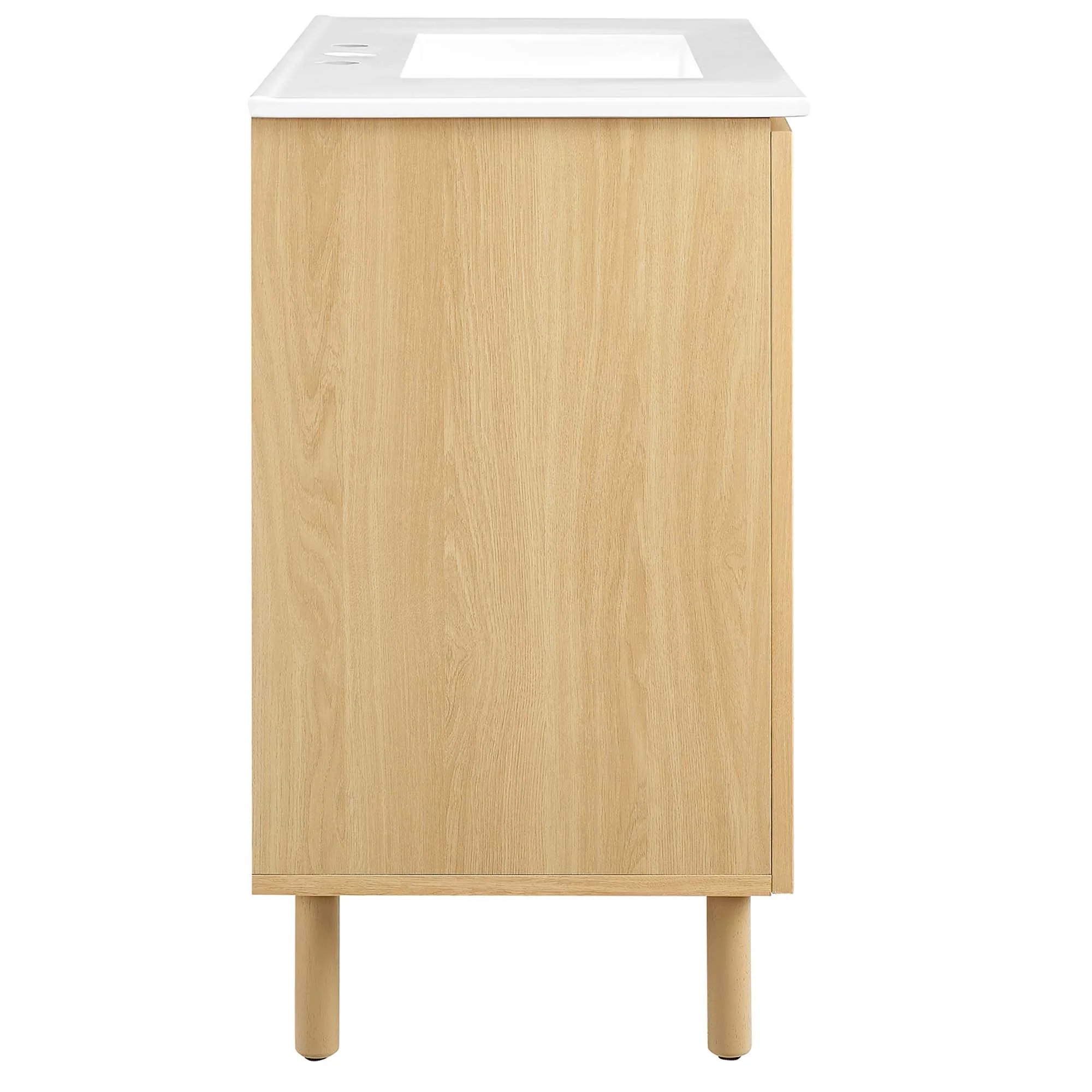Calla 36" Perforated Metal Bathroom Vanity by Modway - Image 11