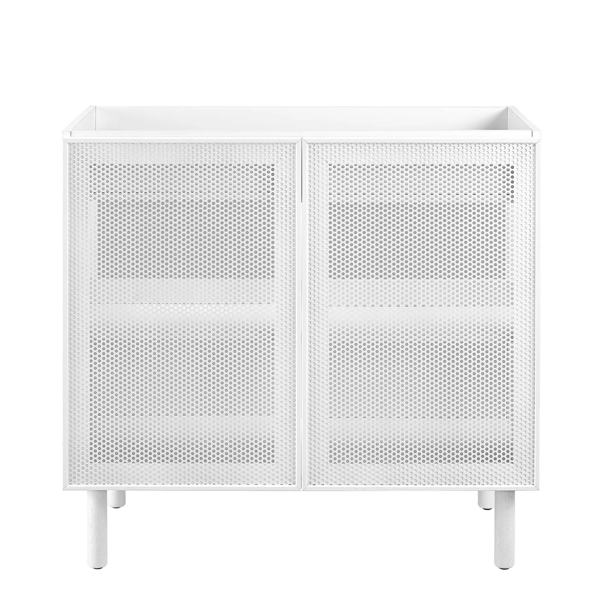Calla 36" Perforated Metal Bathroom Vanity Cabinet by Modway - Image 6