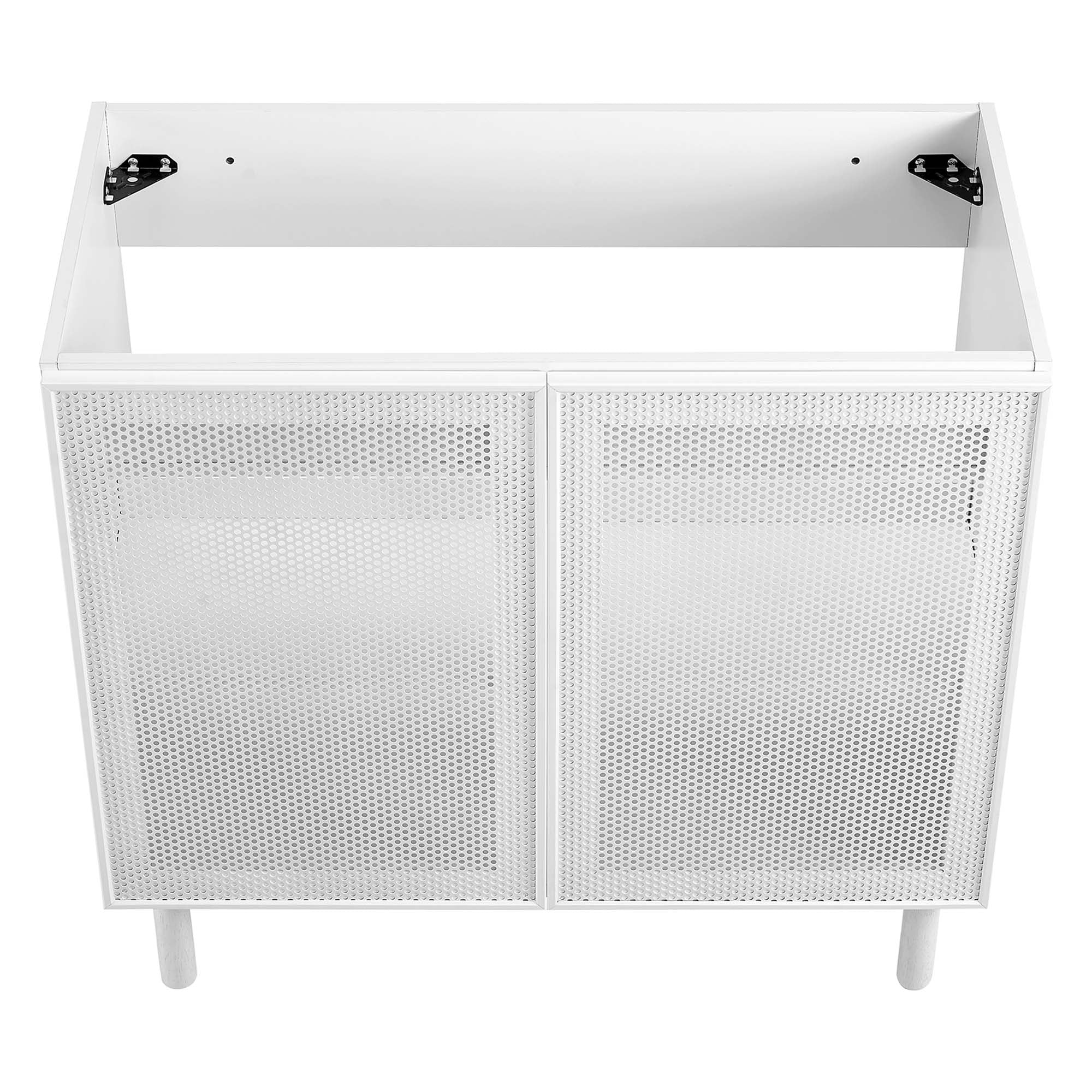 Calla 36" Perforated Metal Bathroom Vanity Cabinet by Modway - Image 7