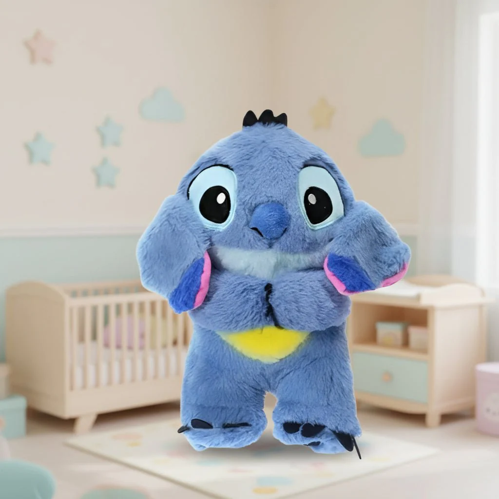 Calming Breathing Plush Toy with Night Light Sleep Aid Stuffed Animal - Image 10