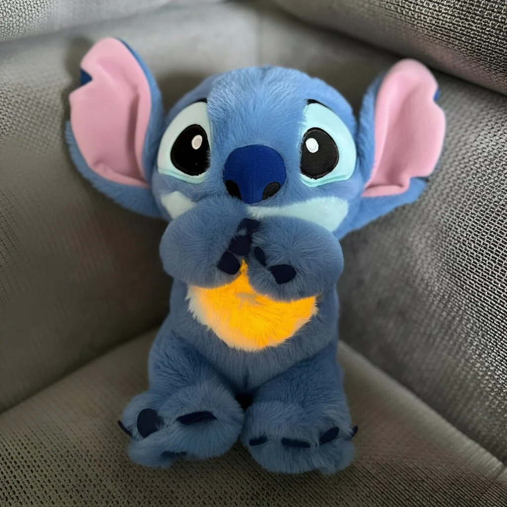 Calming Breathing Plush Toy with Night Light Sleep Aid Stuffed Animal - Image 2