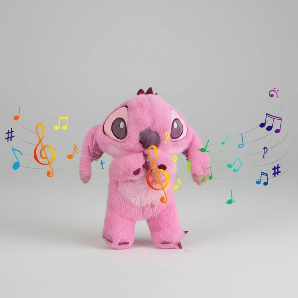 Calming Breathing Plush Toy with Night Light Sleep Aid Stuffed Animal - Image 4