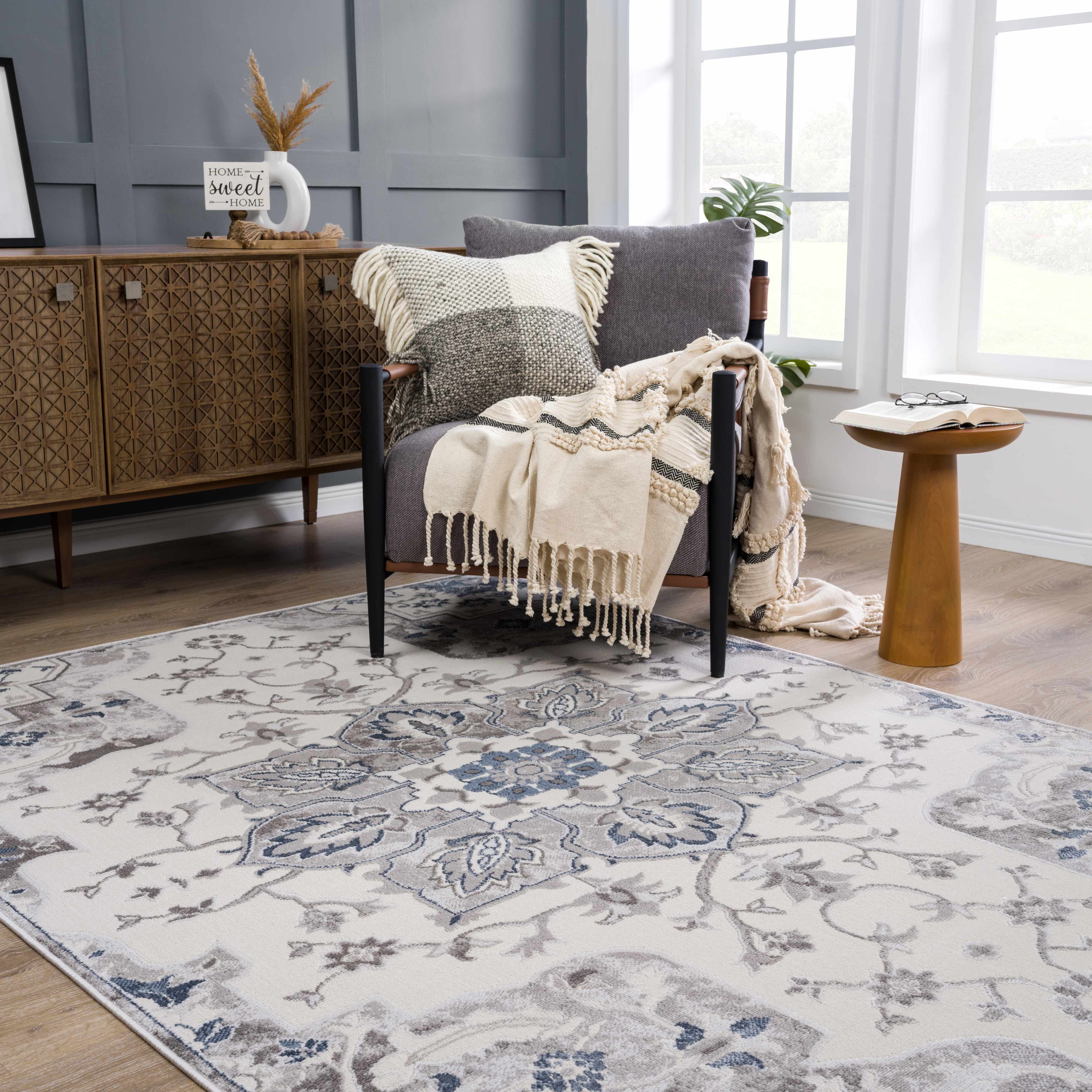 Calum Blue & Gray Area Rug - Clearance - Image 9