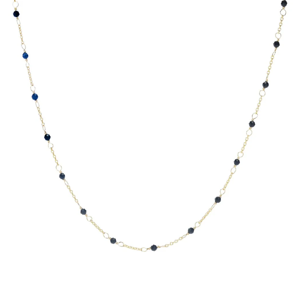 Cameo Italiano "Elements" Black Onyx Station Choice of Length Necklace - Image 3