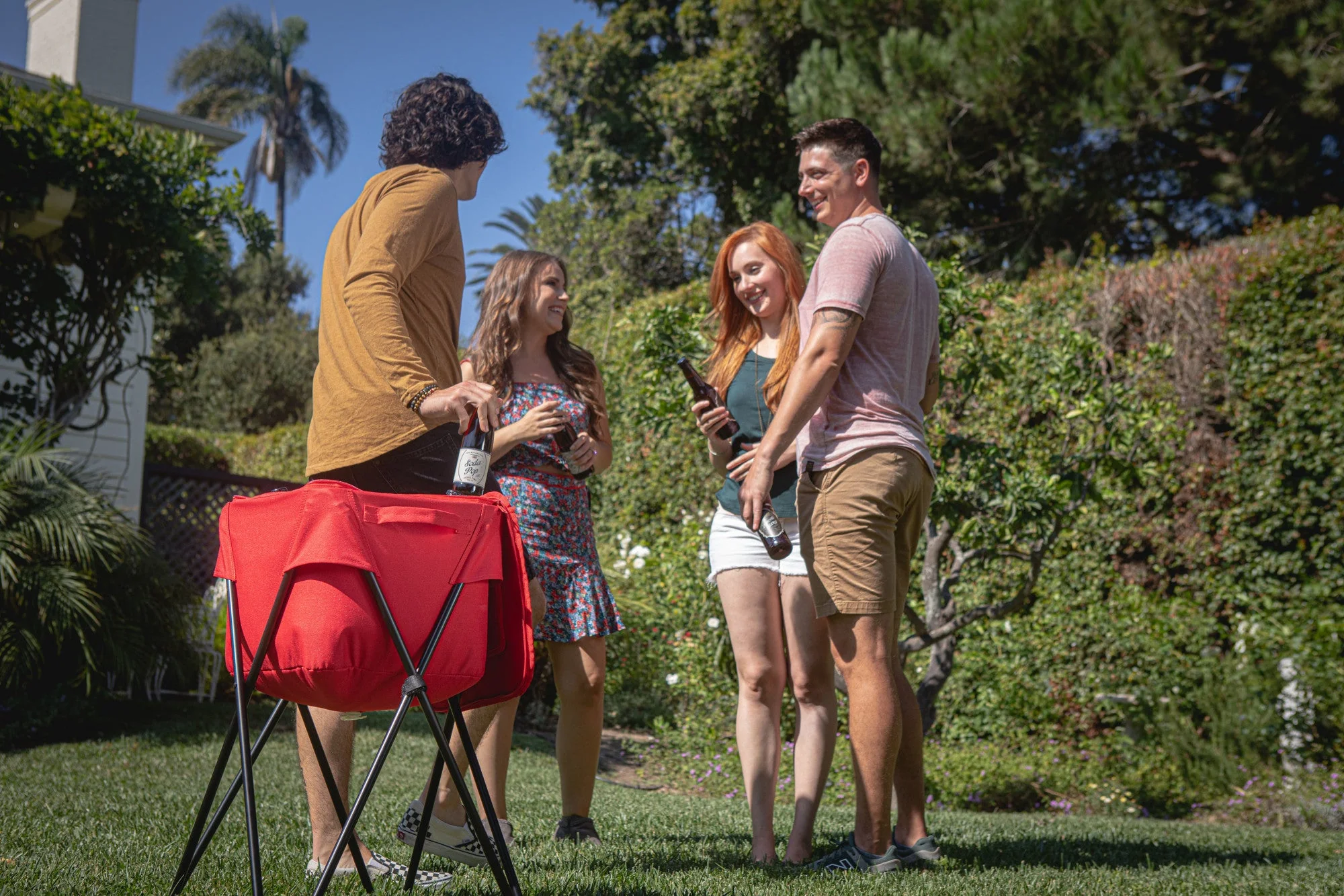 Camping Party Cooler with Stand - Image 4