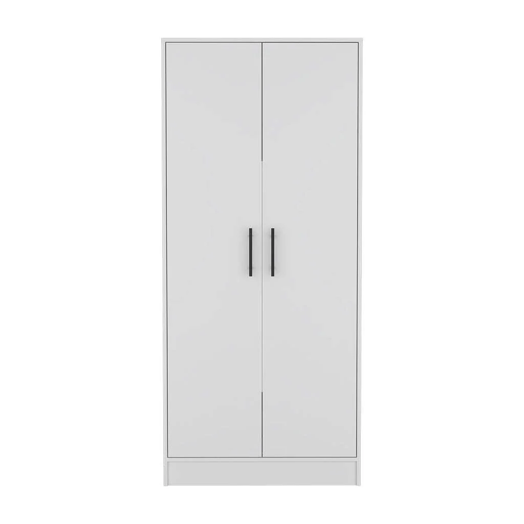 Canaan 2-Piece Bedroom Set, Armoire + Dresser, White - Image 3