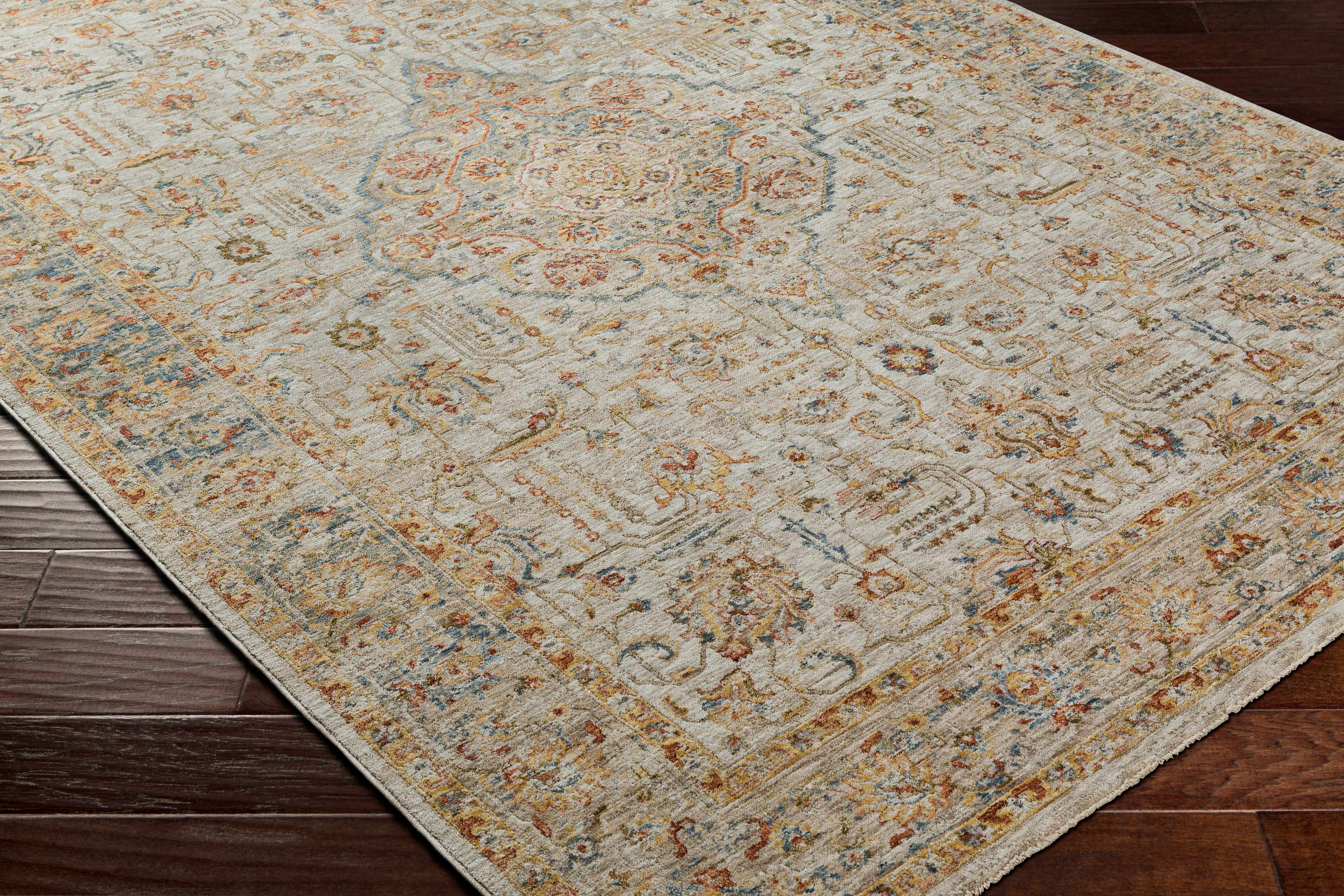 Canan Textured Rug with Fringes - Image 4