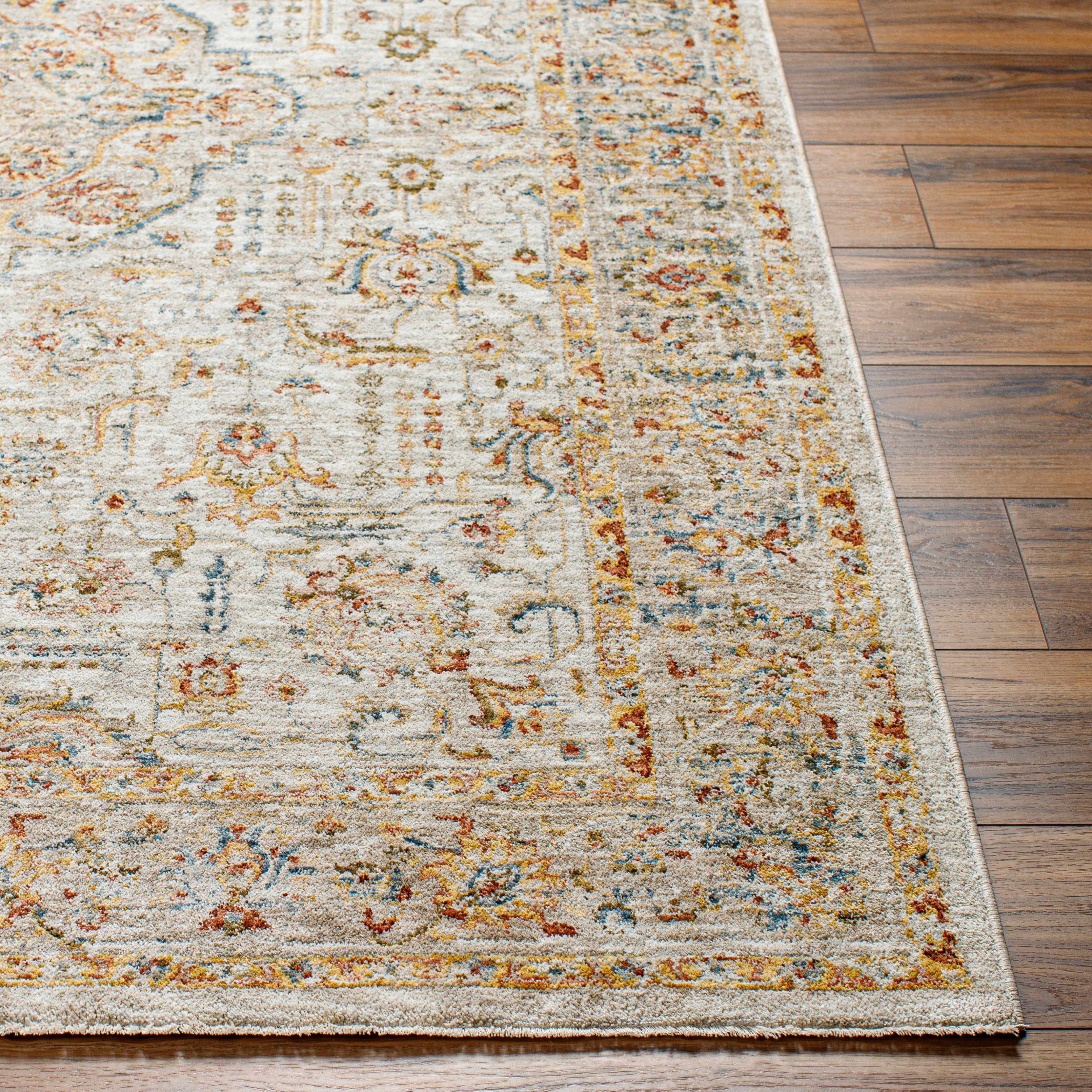 Canan Textured Rug with Fringes - Image 5