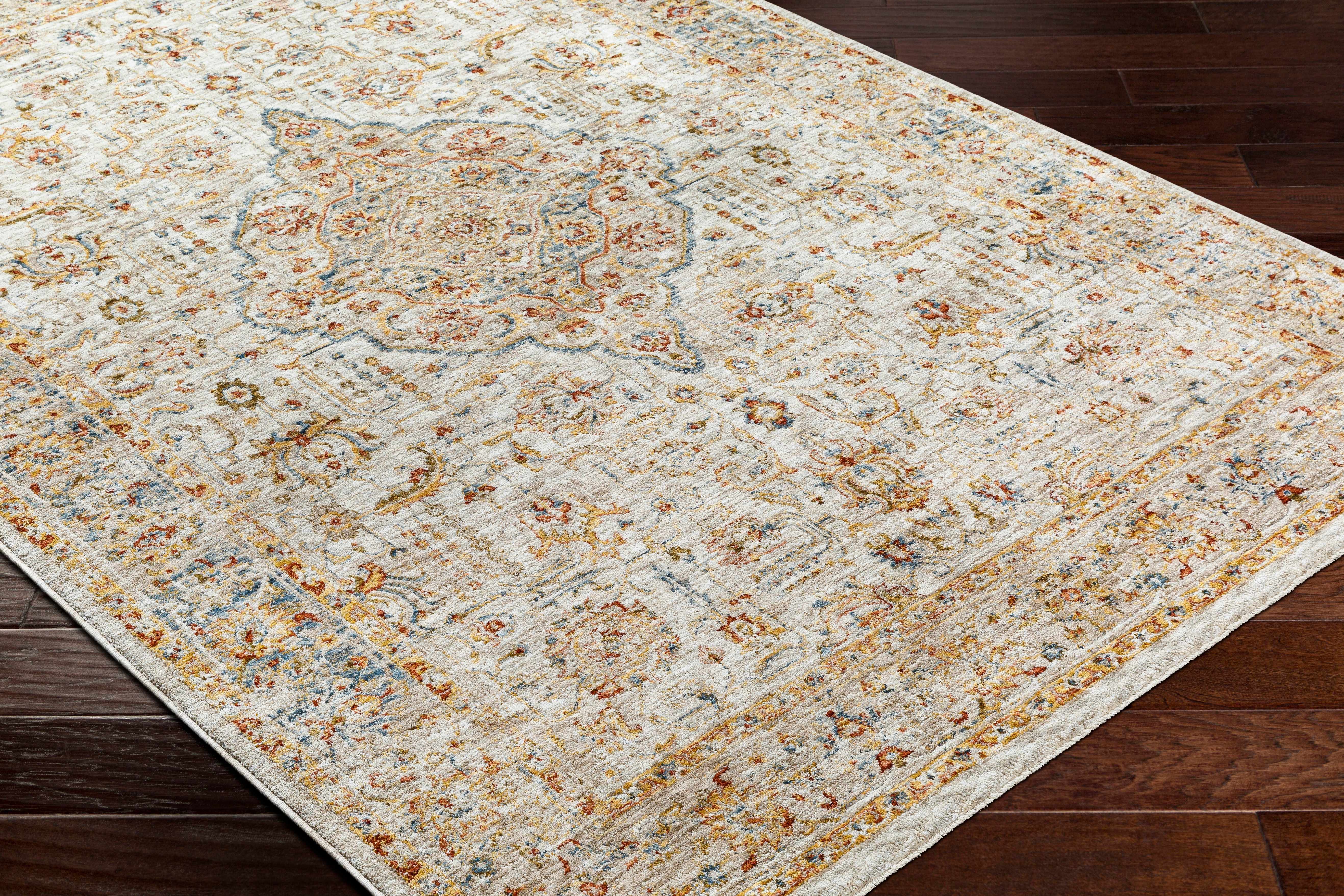 Canan Textured Rug with Fringes - Image 6