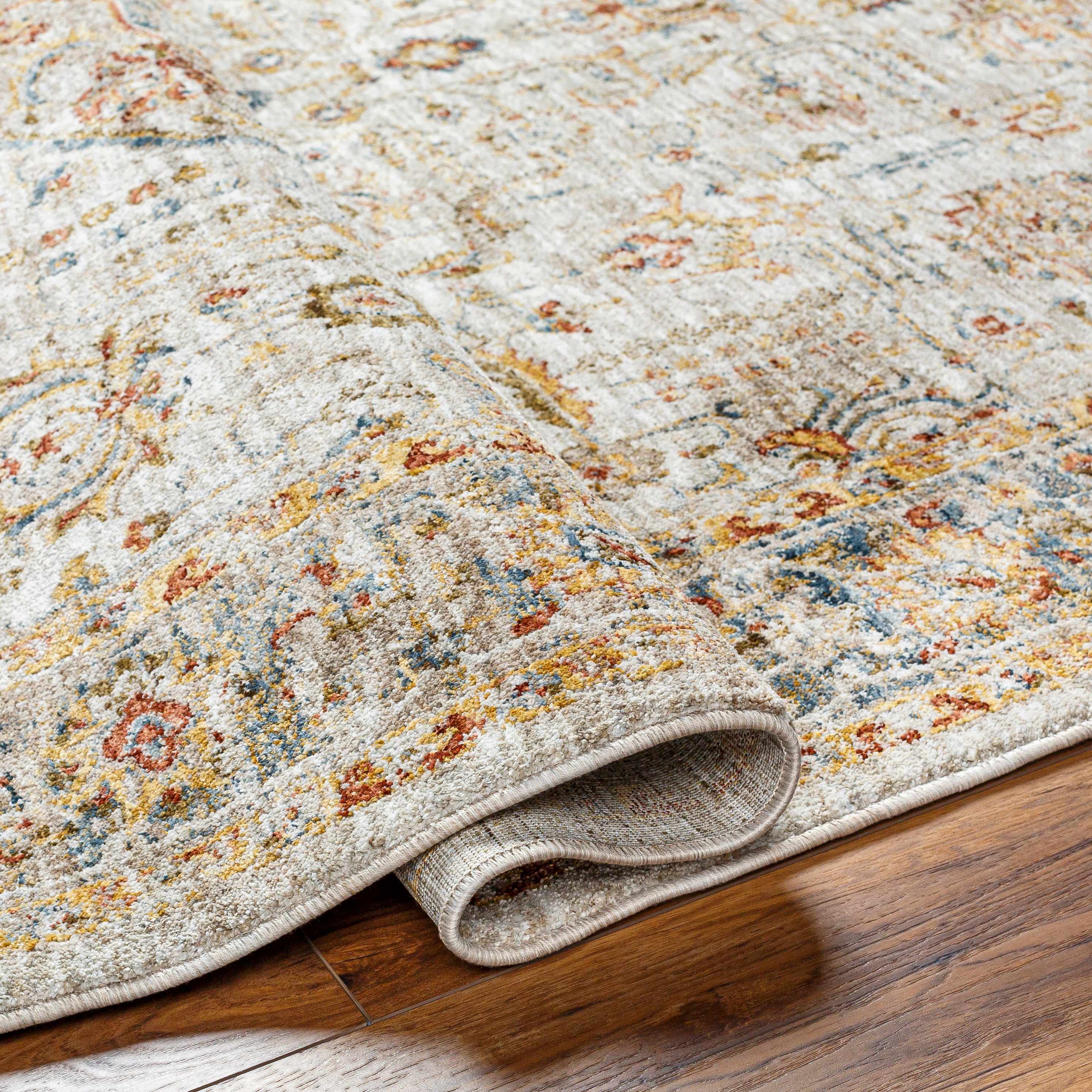 Canan Textured Rug with Fringes - Image 7
