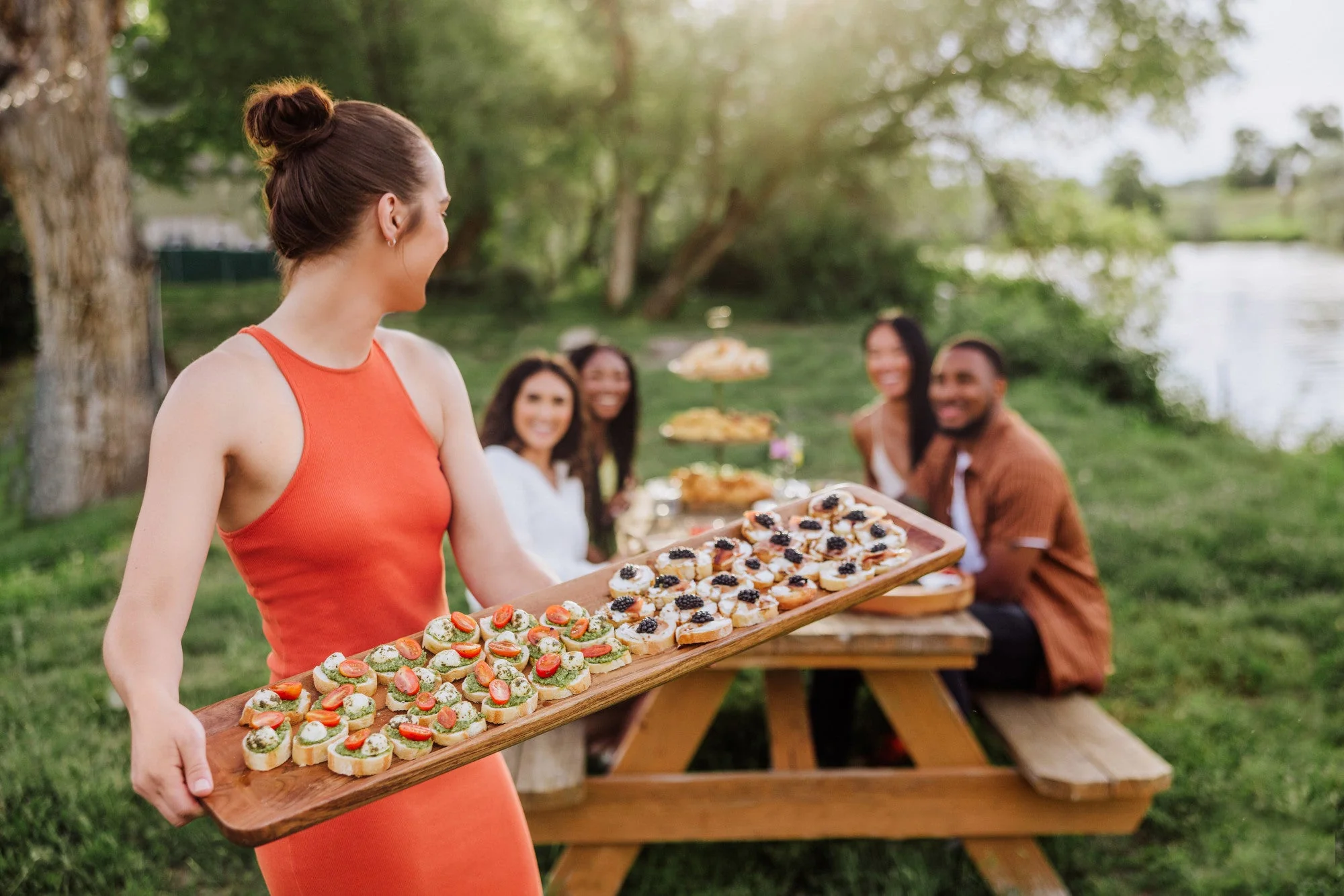 Canapé 36" Appetizer Serving Tray - Image 4