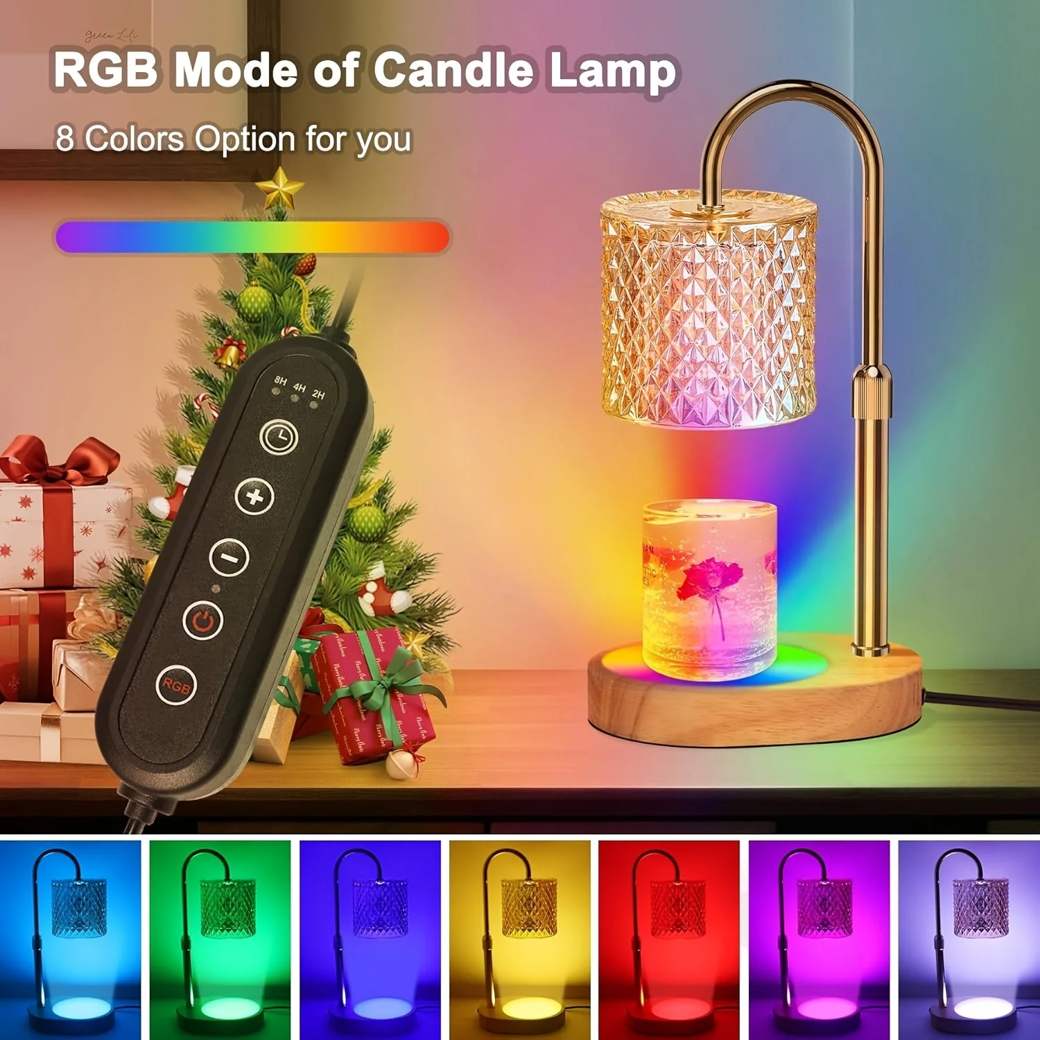 Candle Warmer Lamp with Timer – Dimmable Height Adjustable Wax Melter for Jar - Image 2