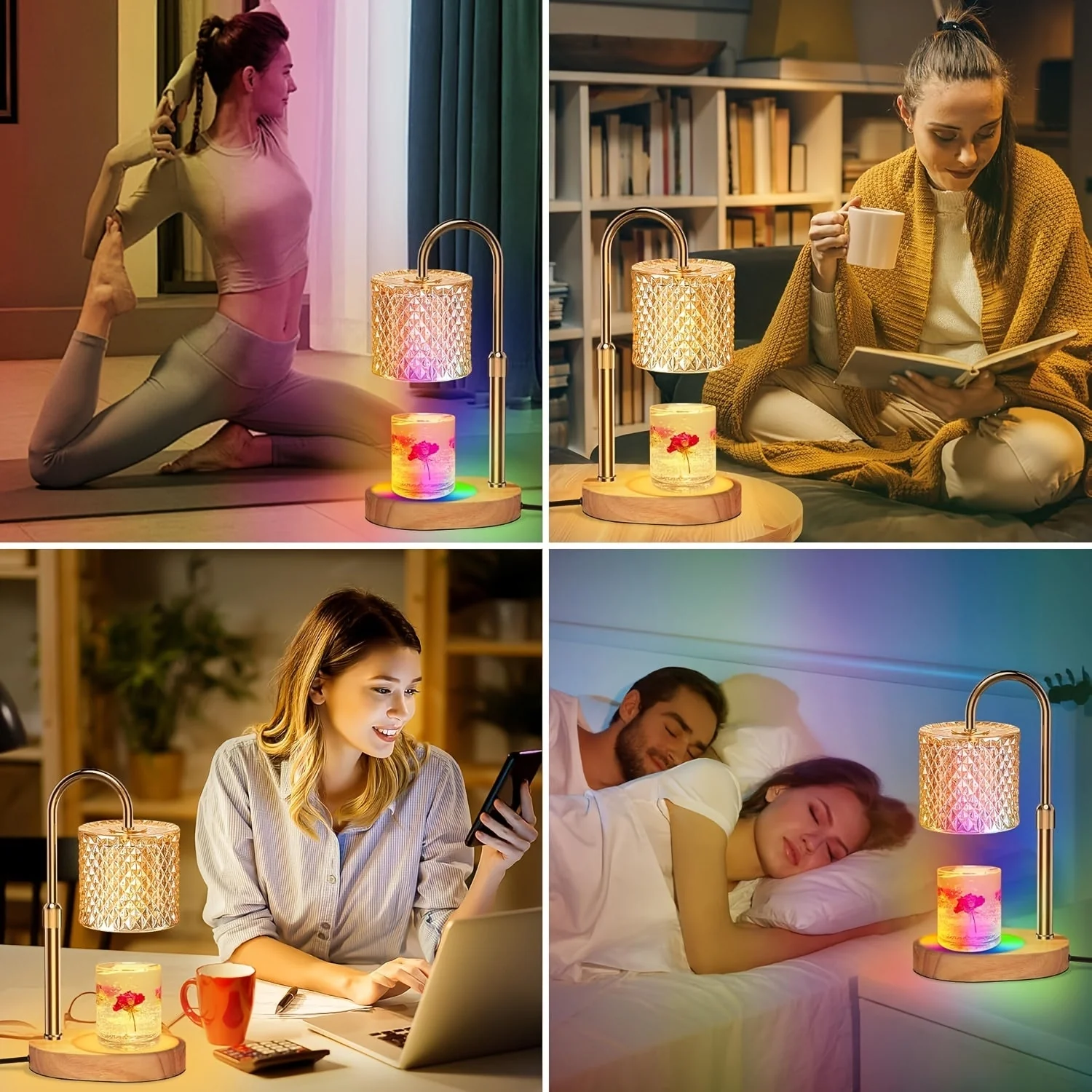 Candle Warmer Lamp with Timer – Dimmable Height Adjustable Wax Melter for Jar - Image 5