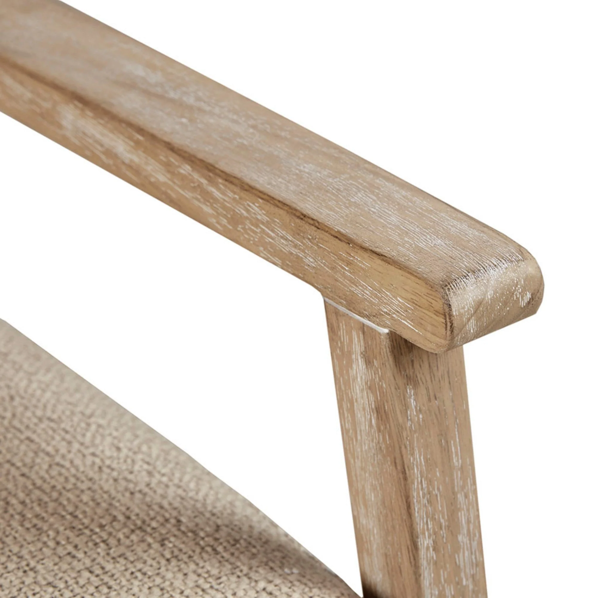 Cane Back Upholstered Accent Chair - Image 7